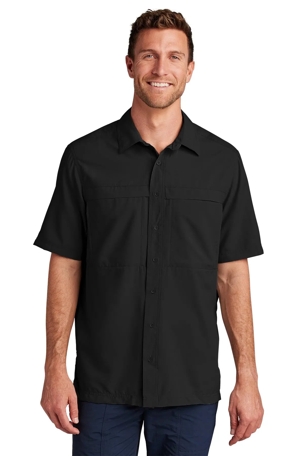 Port Authority® Short Sleeve UV Daybreak Shirt #W961Game Over Merch
