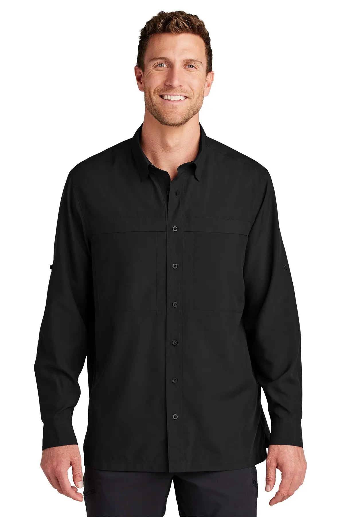 Port Authority® Long Sleeve UV Daybreak Shirt #W960Game Over Merch