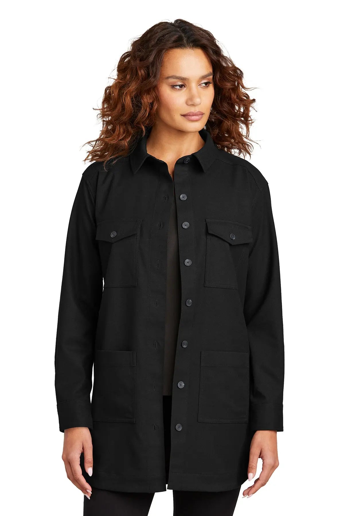 Mercer+Mettle® Women’s Long Sleeve Twill Overshirt #MM2021