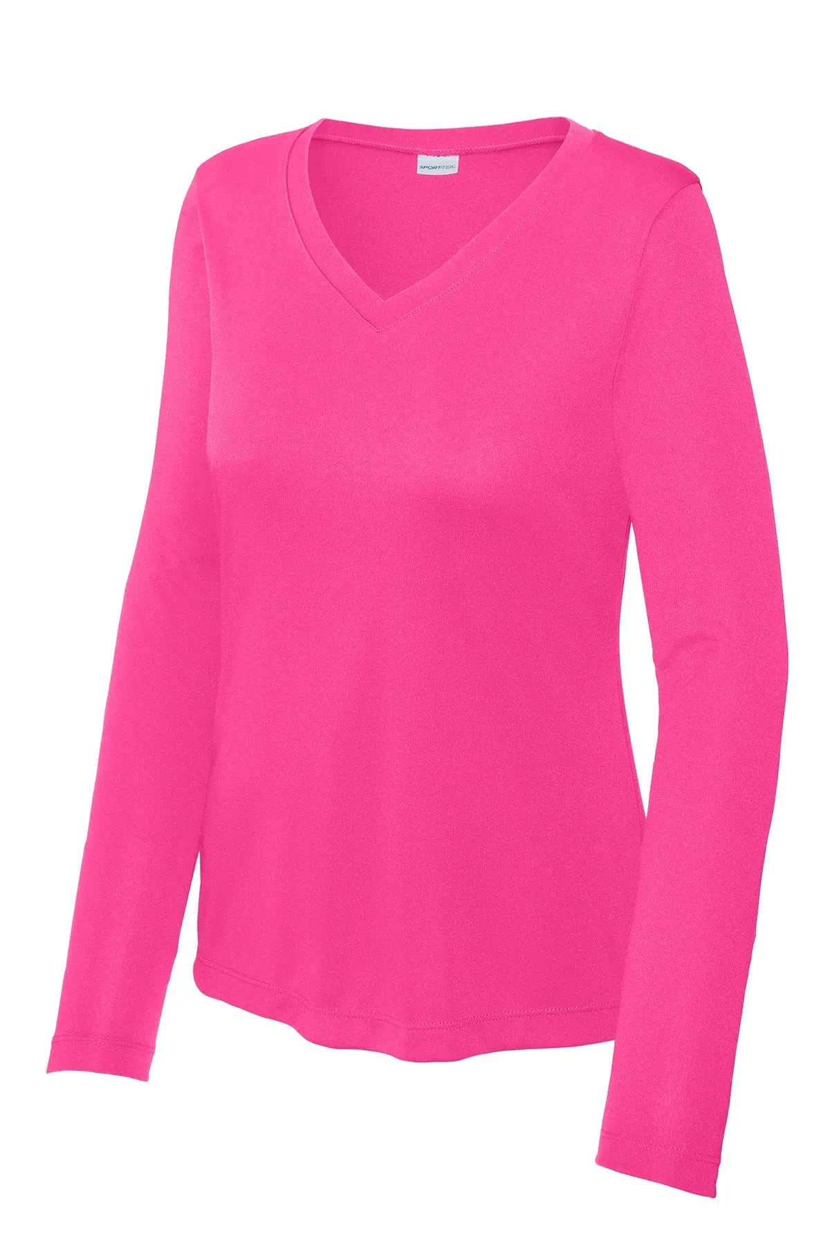 Sport-Tek® Women's Long Sleeve PosiCharge® Competitor™ V-Neck Tee #LST353LS