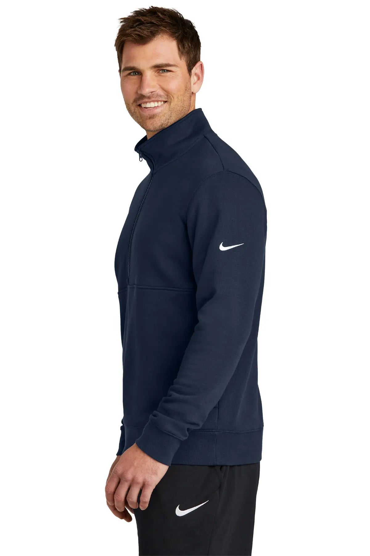 Nike Club Fleece Sleeve Swoosh 1/2-Zip #NKDX6718 Game Over Merch