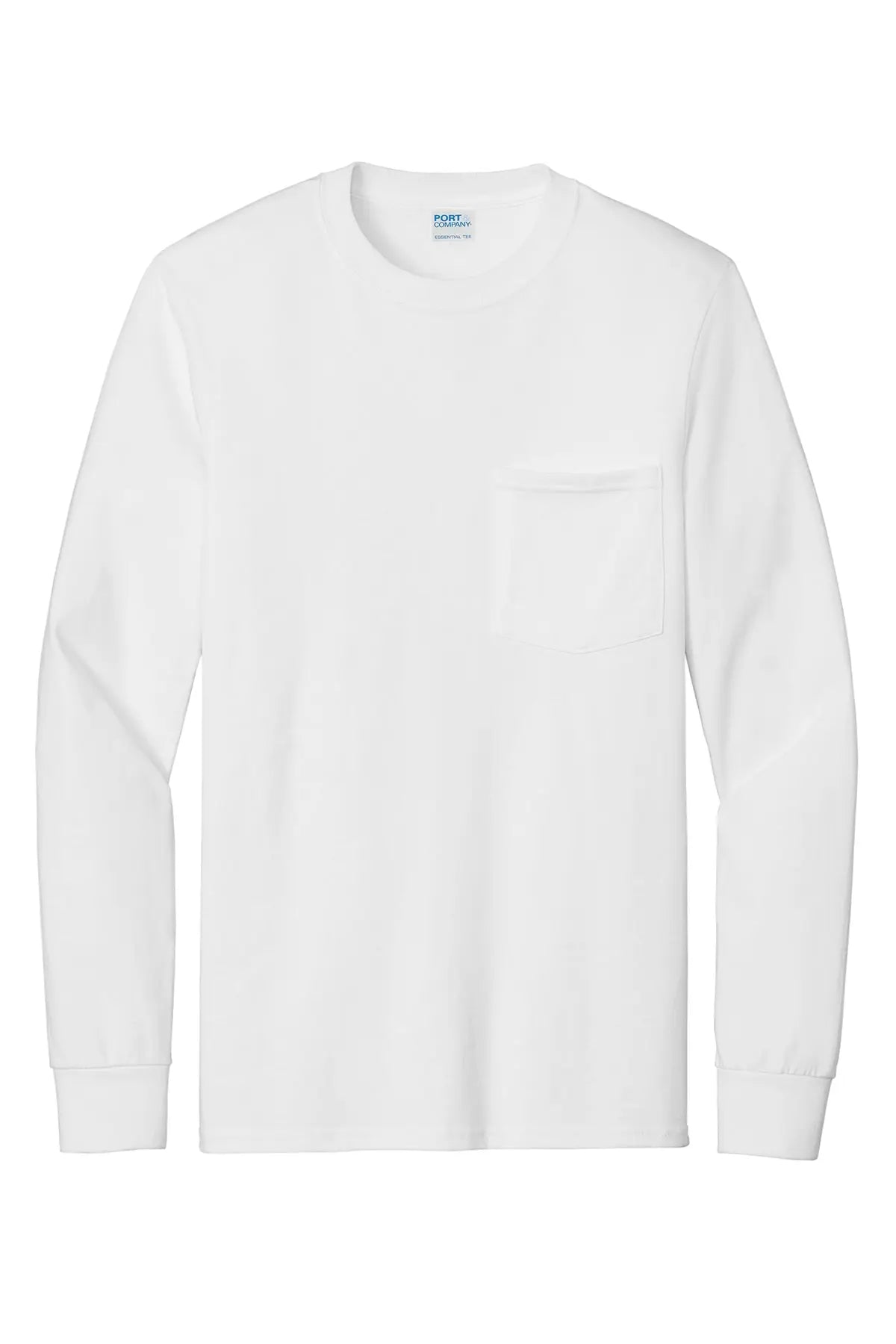 Port & Co™ Long Sleeve Essential Pocket Tee #PC61LSP Game Over Merch