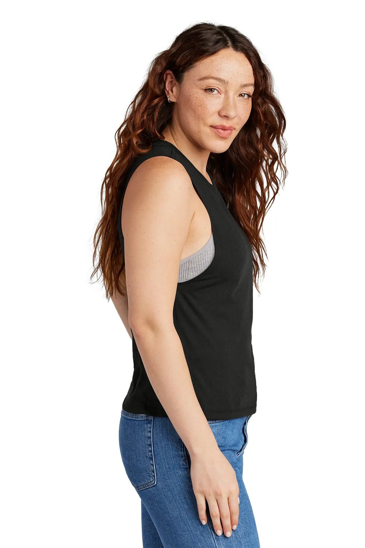 Allmade® Women’s Tri-Blend Muscle Tank #AL2020 Game Over Merch