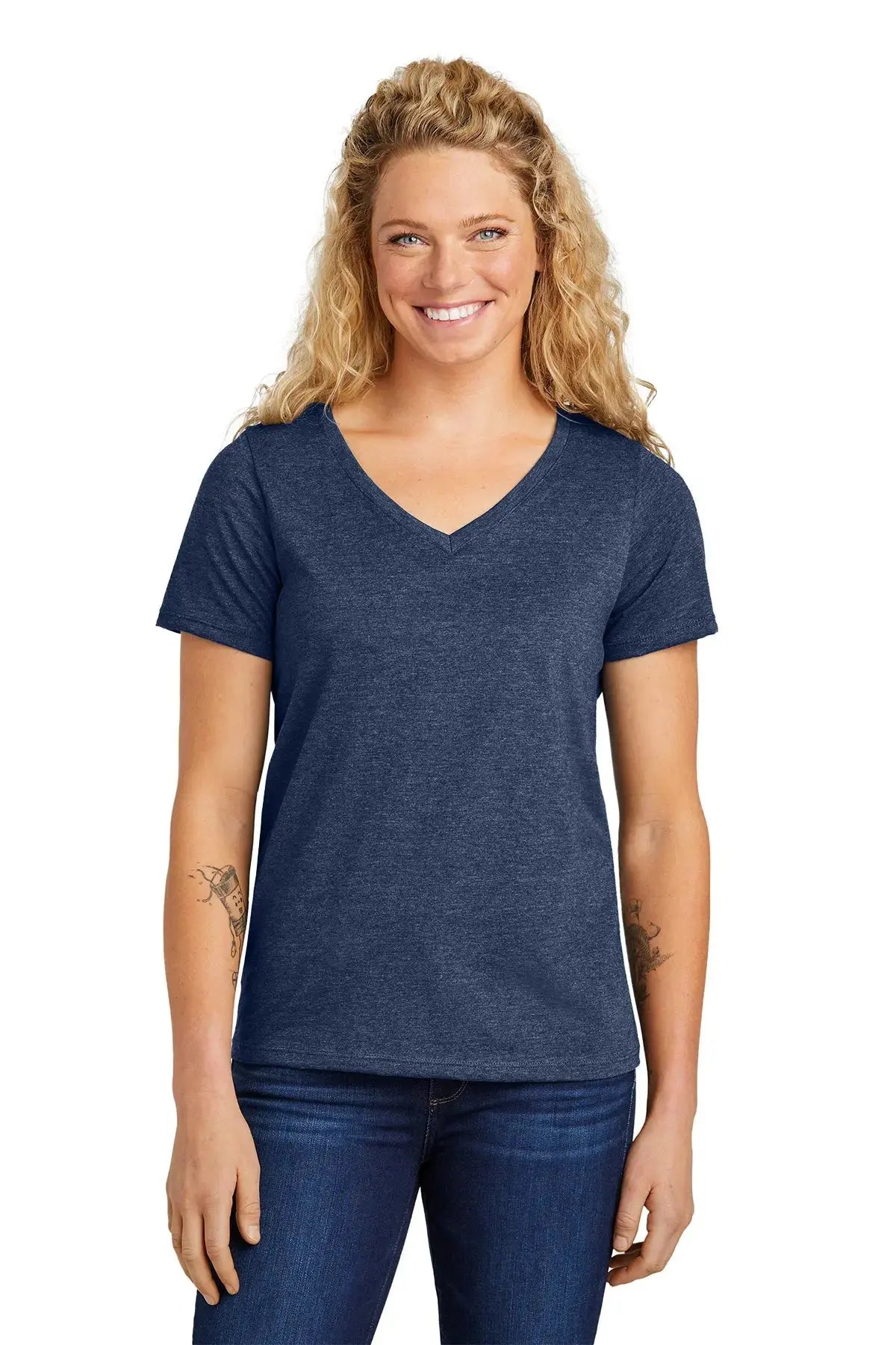 Volunteer Knitwear™ Women’s Daily V-Neck Tee #LVL45V Game Over Merch