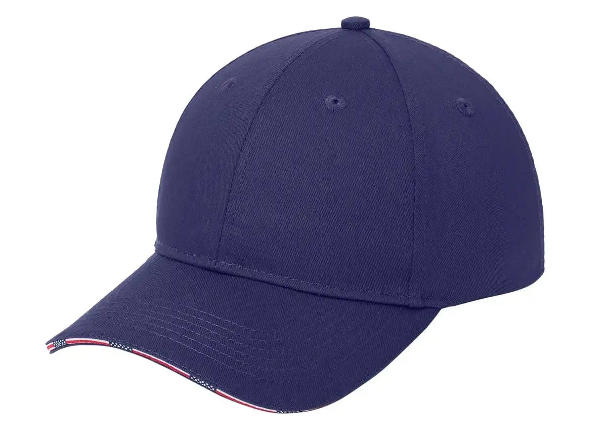 Port Authority® Americana Flag Sandwich Cap #C829 Game Over Merch