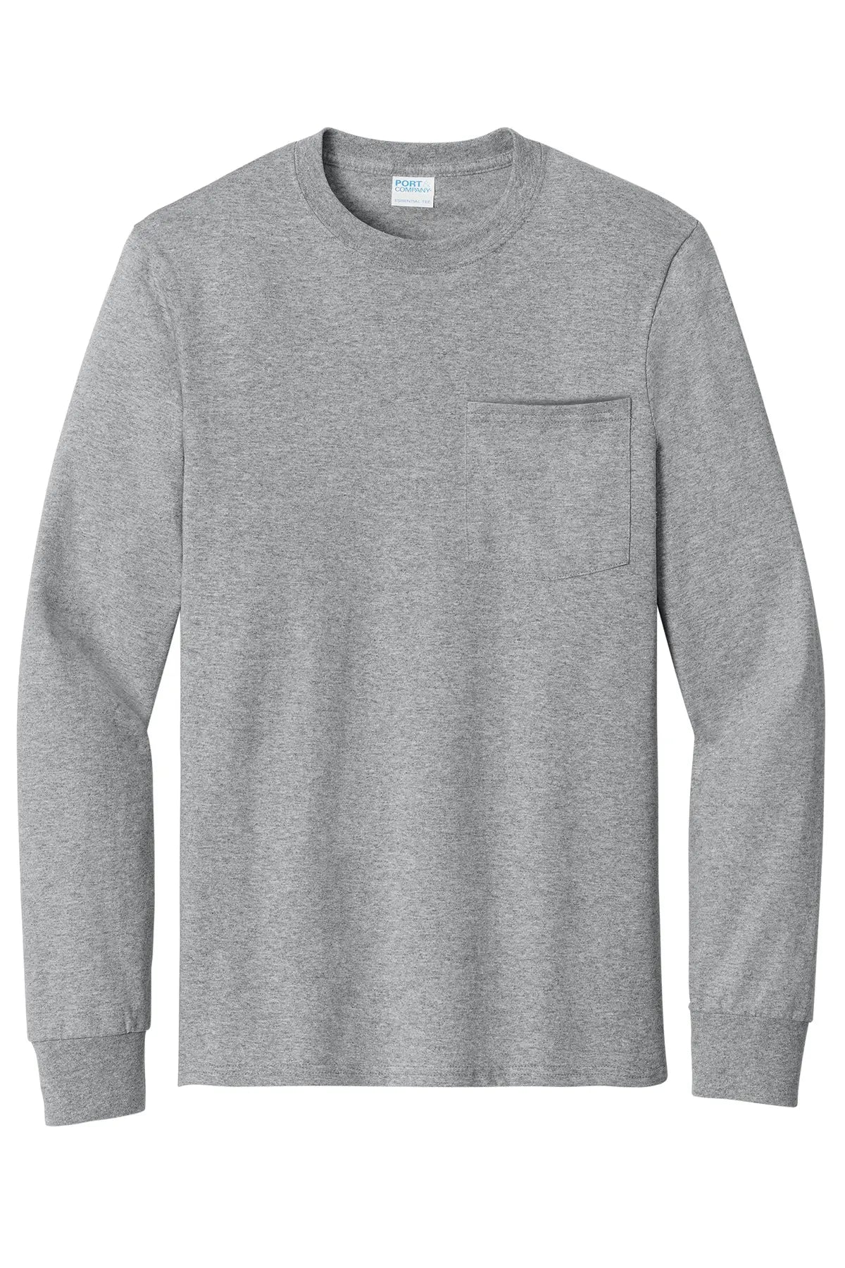 Port & Co™ Long Sleeve Essential Pocket Tee #PC61LSP Game Over Merch