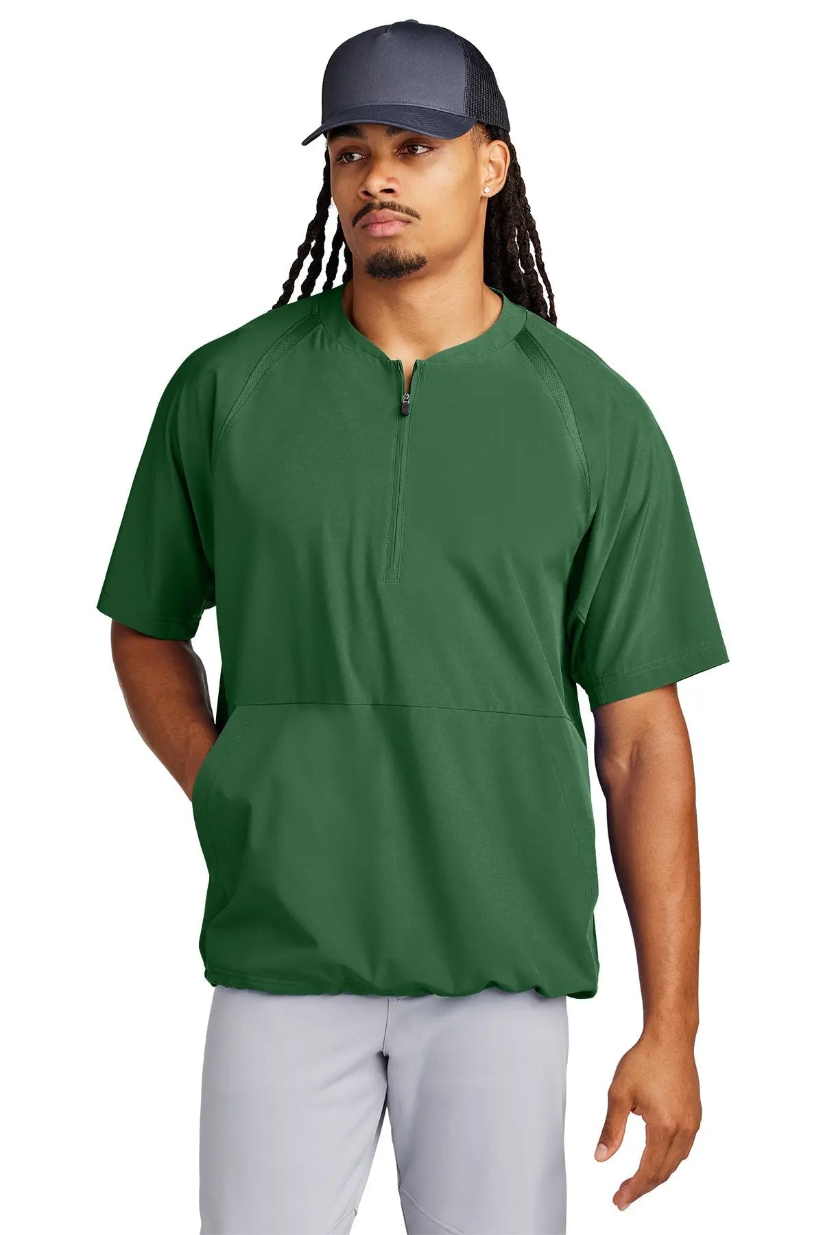 Sport-Tek® Repeat 1/2-Zip Short Sleeve Jacket #JST489 Game Over Merch