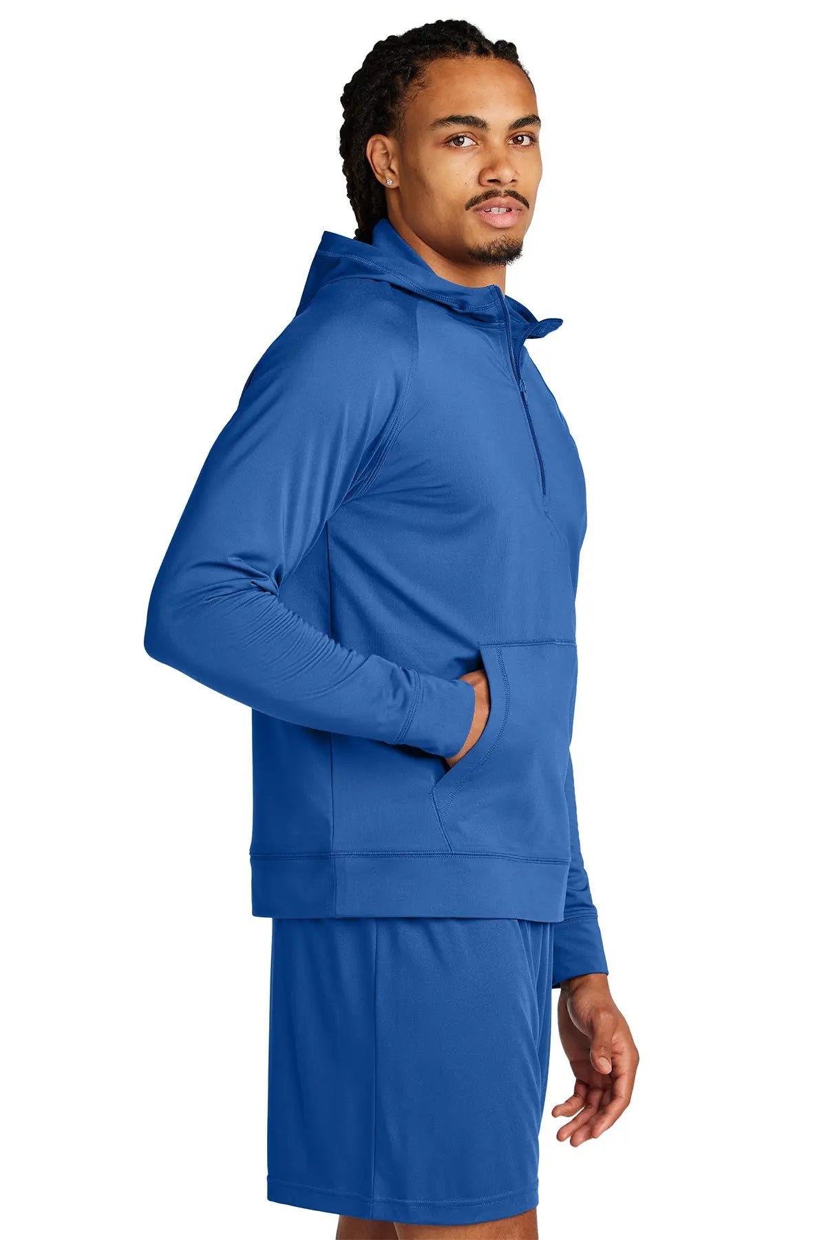 Sport-Tek® Sport-Wick® Stretch 1/2-Zip Hoodie #ST856 Game Over Merch