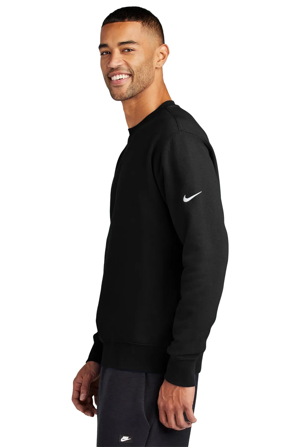 Nike Club Fleece Sleeve Swoosh Crew #NKFD9863