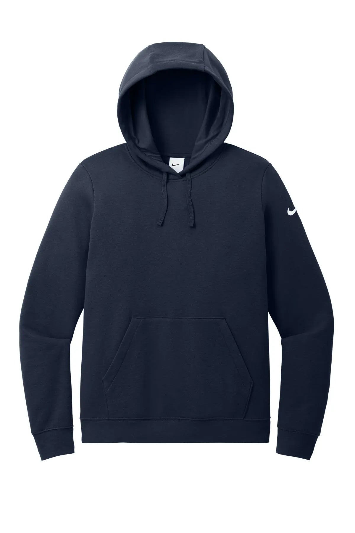 Nike Women's Club Fleece Sleeve Swoosh Pullover Hoodie #NKFD9889