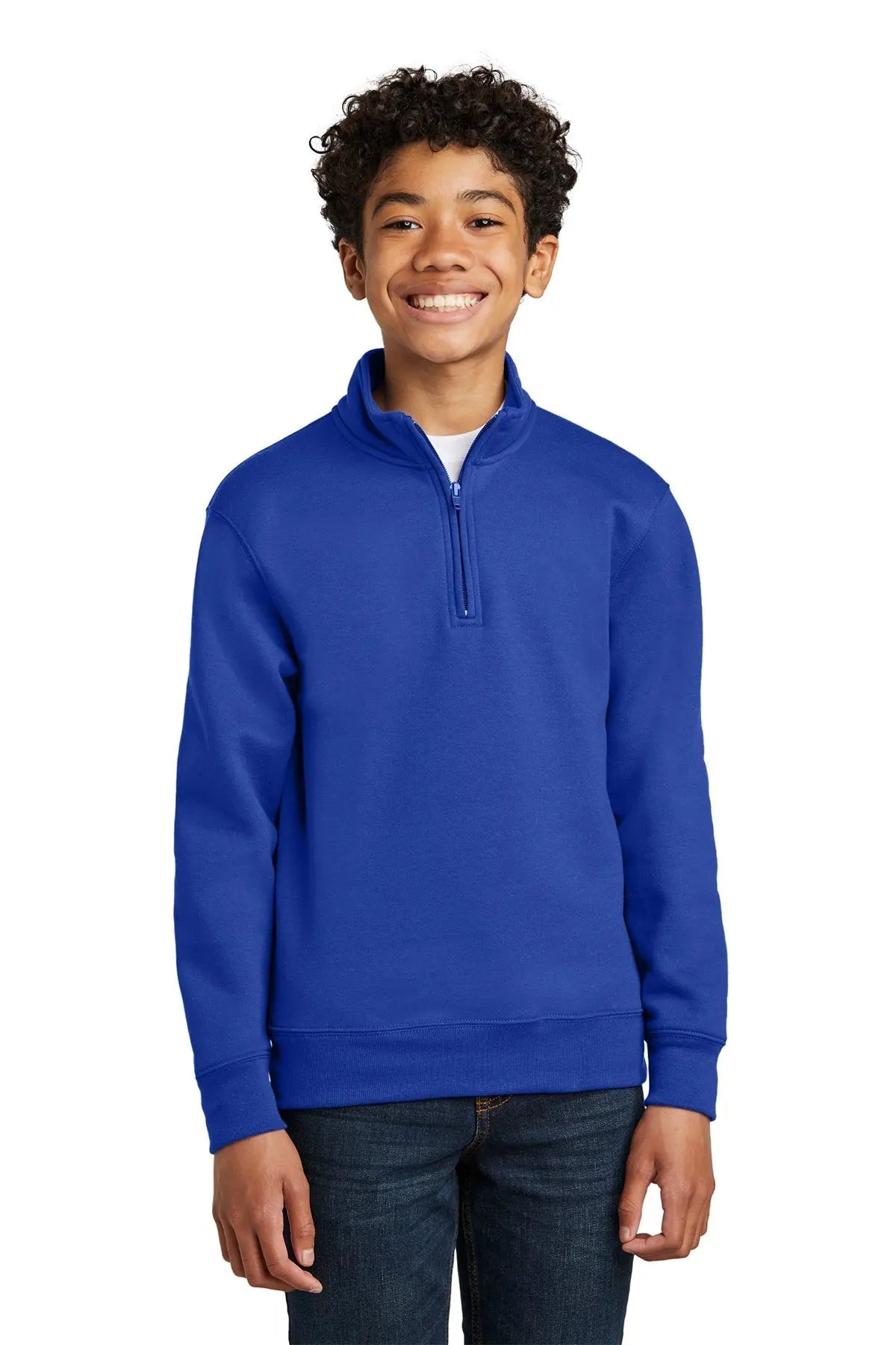Port & Co™ Youth Core Fleece 1/4-Zip Pullover Sweatshirt #PC78YQ Game Over Merch