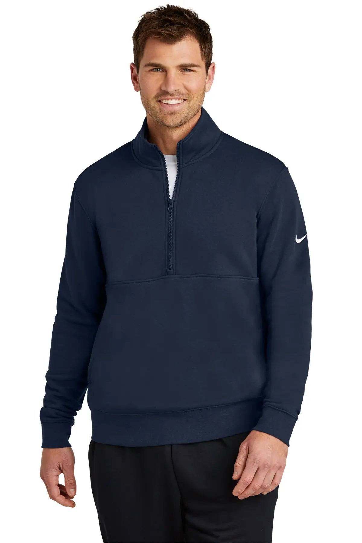 Nike Club Fleece Sleeve Swoosh 1/2-Zip #NKDX6718 Game Over Merch