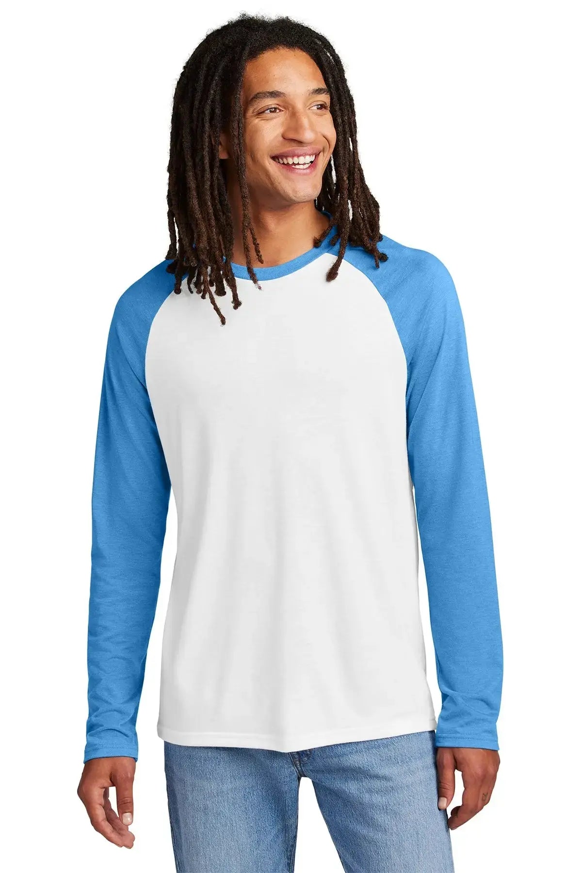 Allmade® Unisex Tri-Blend Long Sleeve Colorblock Raglan #AL6009 Game Over Merch