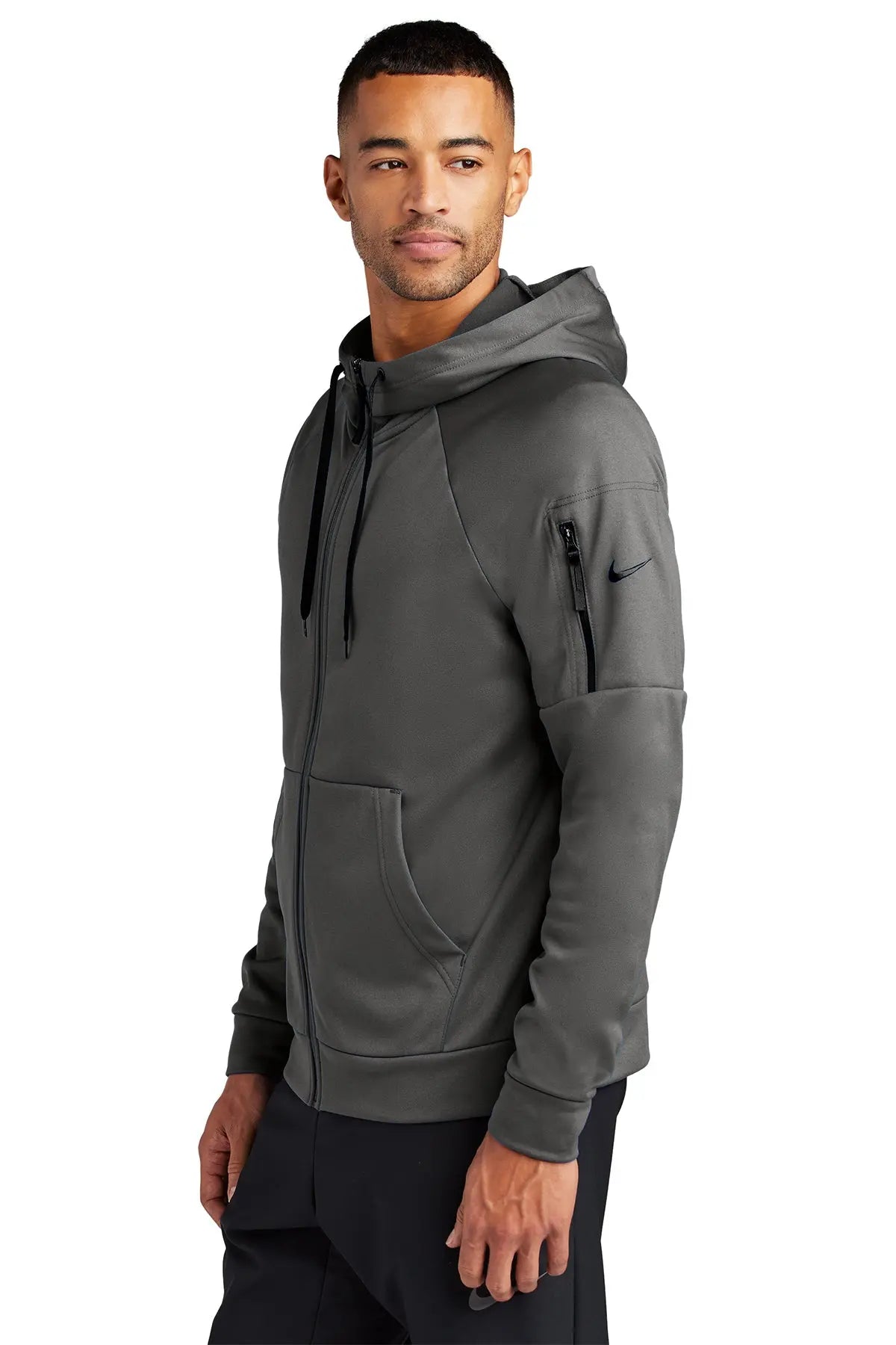 Nike Therma-FIT Pocket Full-Zip Fleece Hoodie #NKFD9859