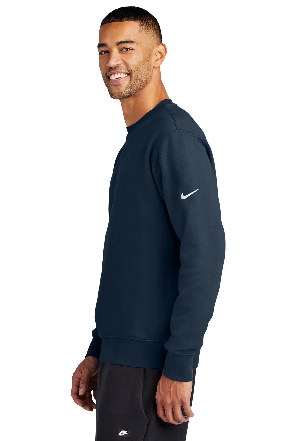 Nike Club Fleece Sleeve Swoosh Crew #NKFD9863