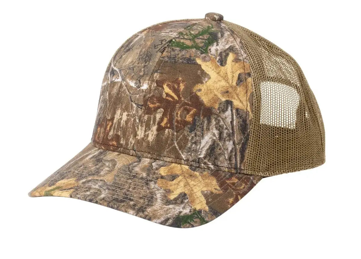 Russell Outdoors™ Camo Snapback Trucker Cap #RU900 Game Over Merch