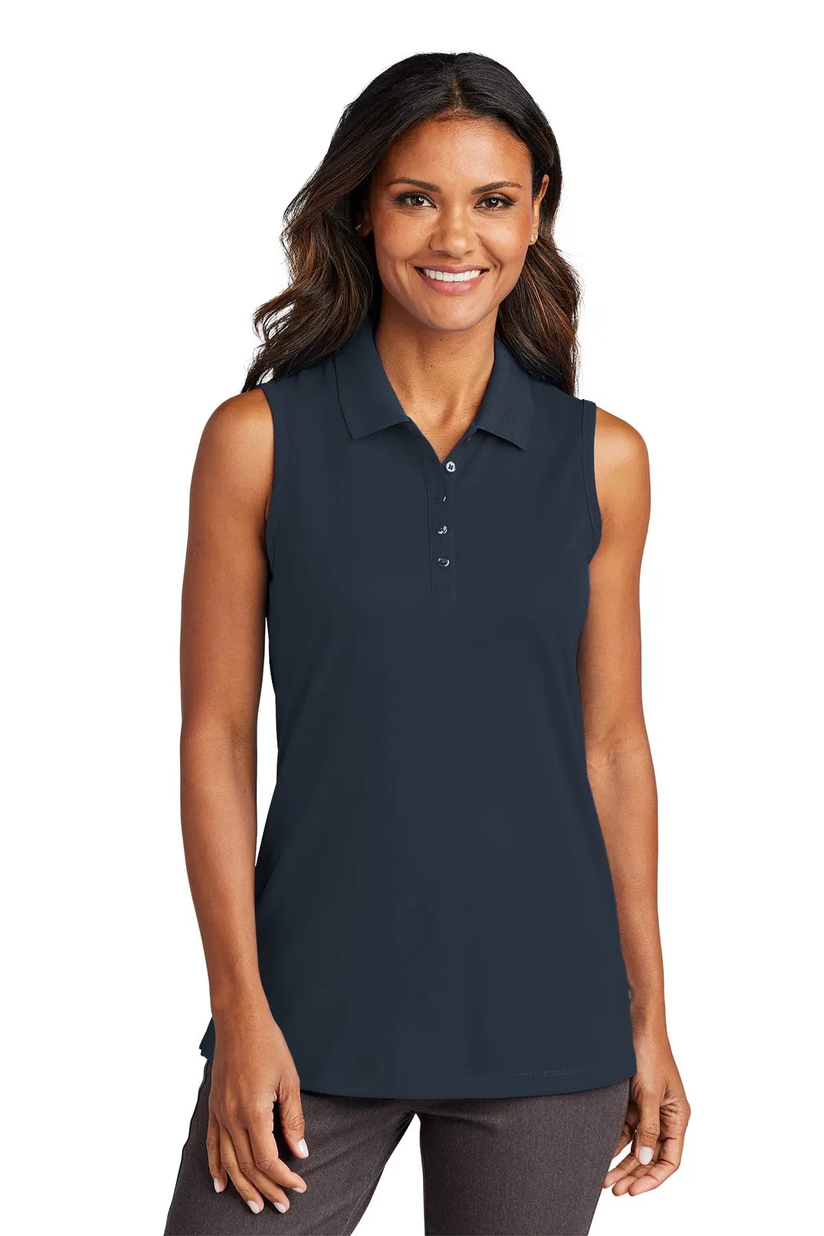 Port Authority® Women's Dry Zone® UV Micro-Mesh Sleeveless Polo #LK110SVGame Over Merch