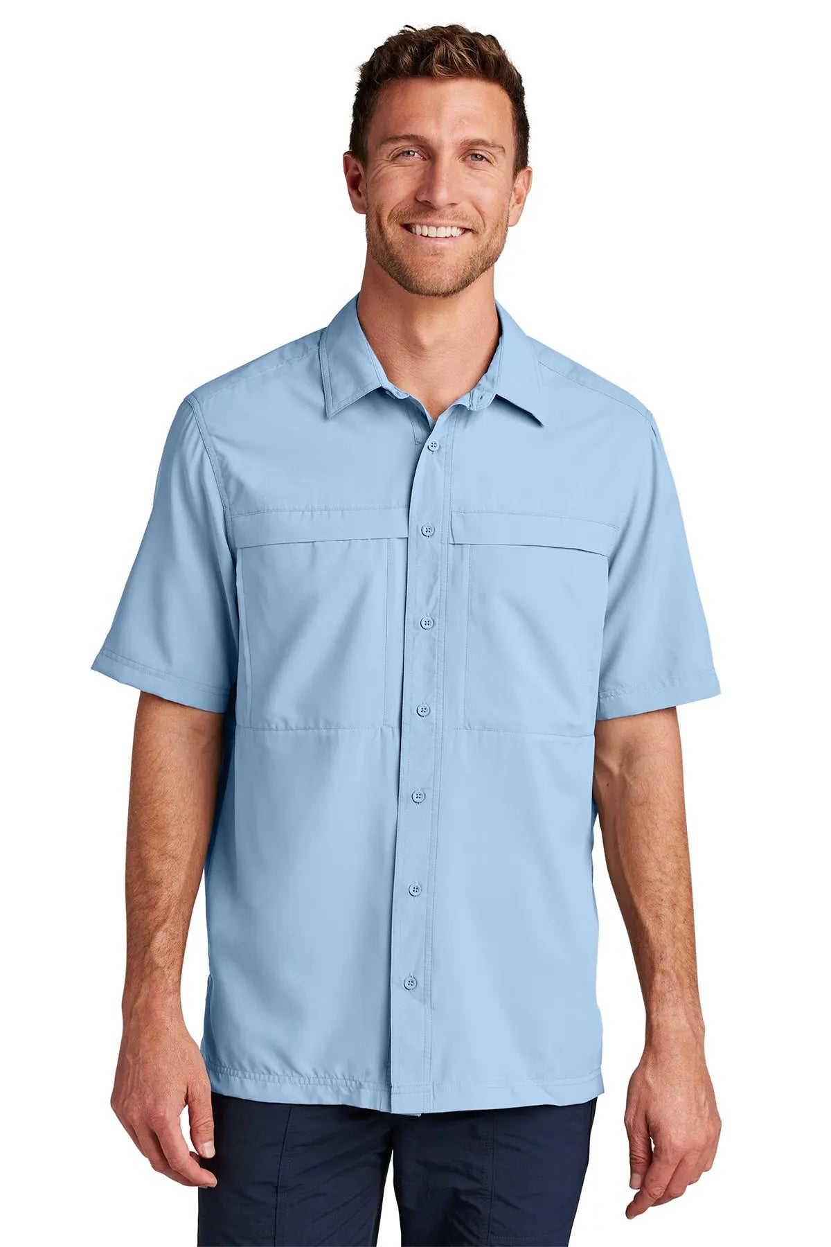 Port Authority® Short Sleeve UV Daybreak Shirt #W961Game Over Merch