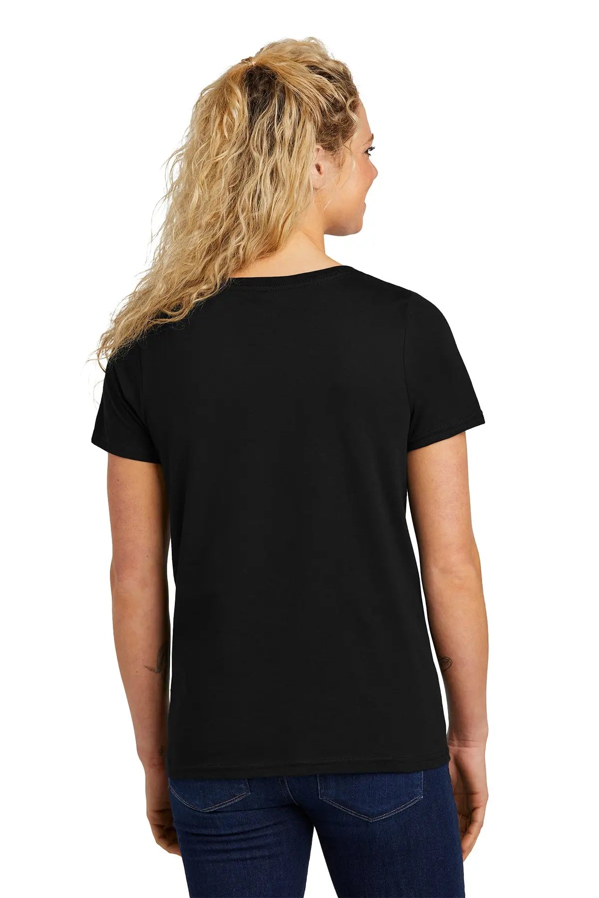Volunteer Knitwear™ Women’s Daily V-Neck Tee #LVL45V