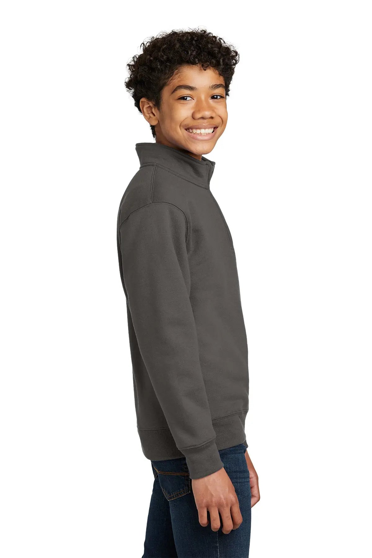 Port & Co™ Youth Core Fleece 1/4-Zip Pullover Sweatshirt #PC78YQ Game Over Merch