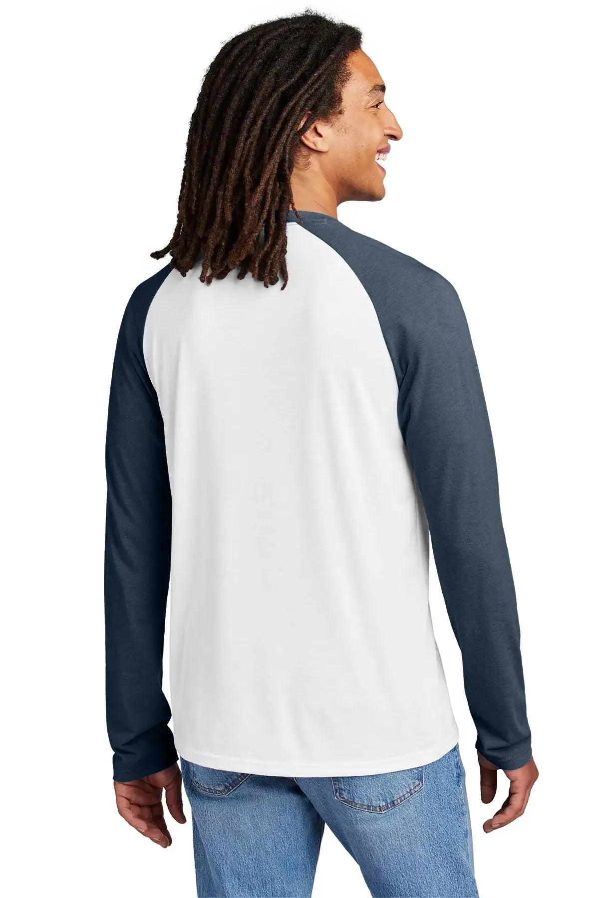 Allmade® Unisex Tri-Blend Long Sleeve Colorblock Raglan #AL6009 Game Over Merch