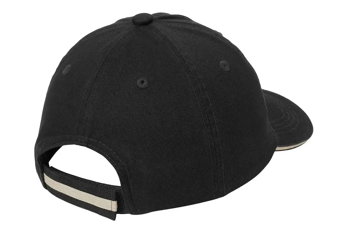 Port Authority® Sandwich Bill Cap with Striped Closure #C830 Game Over Merch