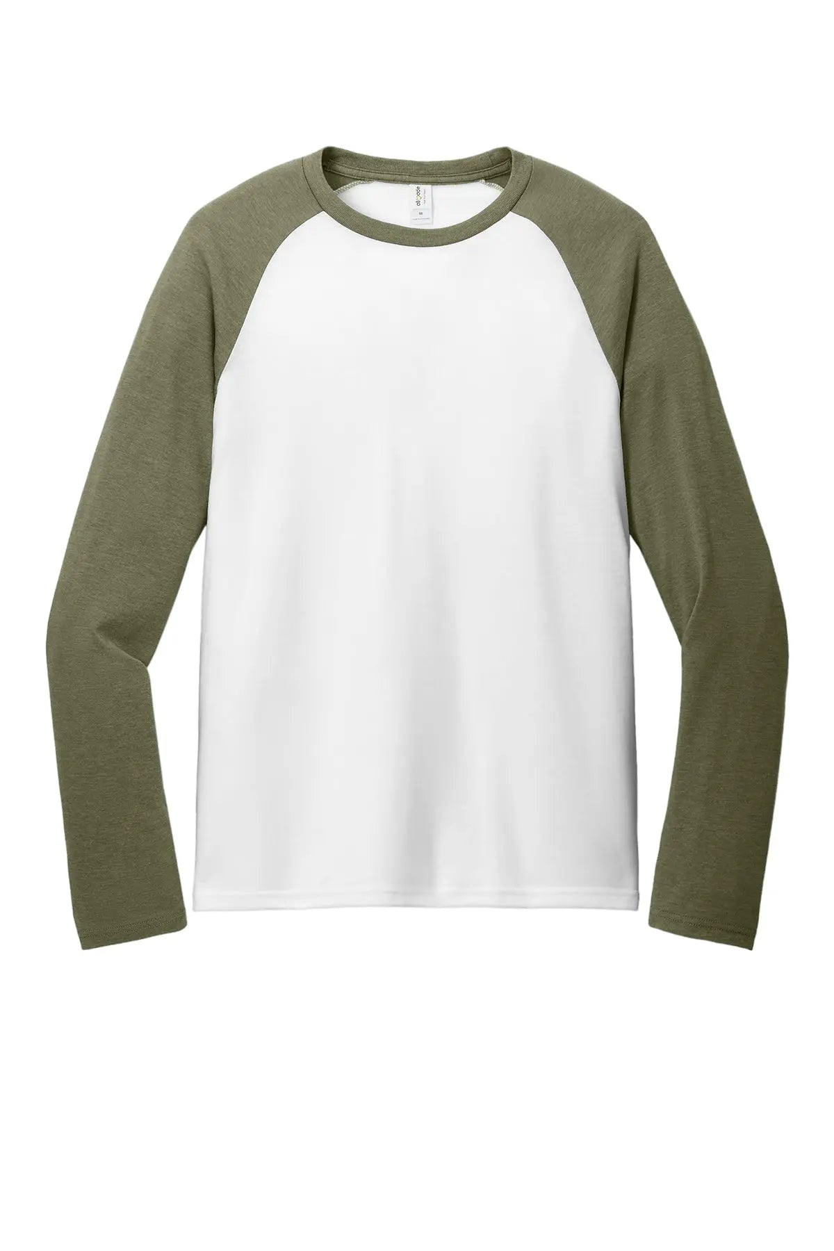 Allmade® Unisex Tri-Blend Long Sleeve Colorblock Raglan #AL6009