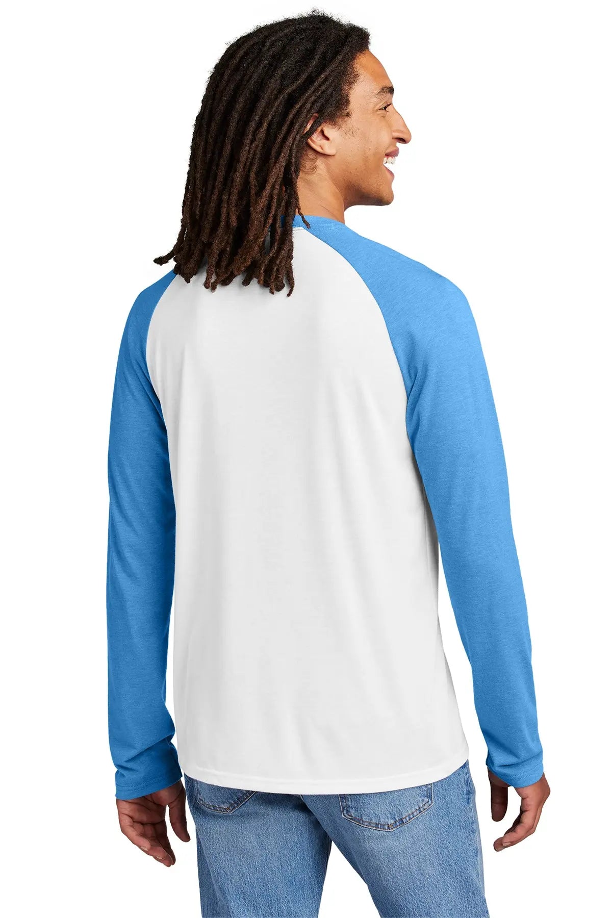 Allmade® Unisex Tri-Blend Long Sleeve Colorblock Raglan #AL6009