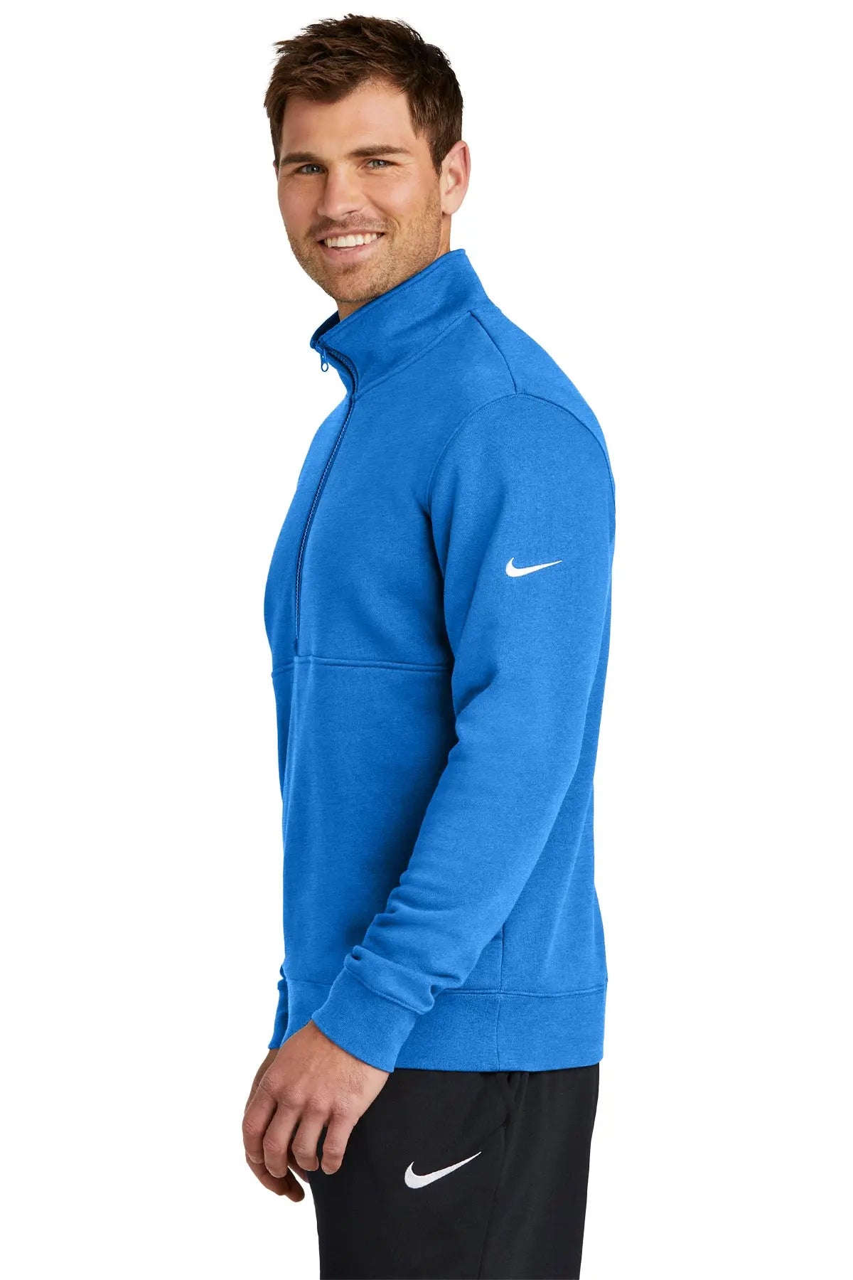 Nike Club Fleece Sleeve Swoosh 1/2-Zip #NKDX6718 Game Over Merch