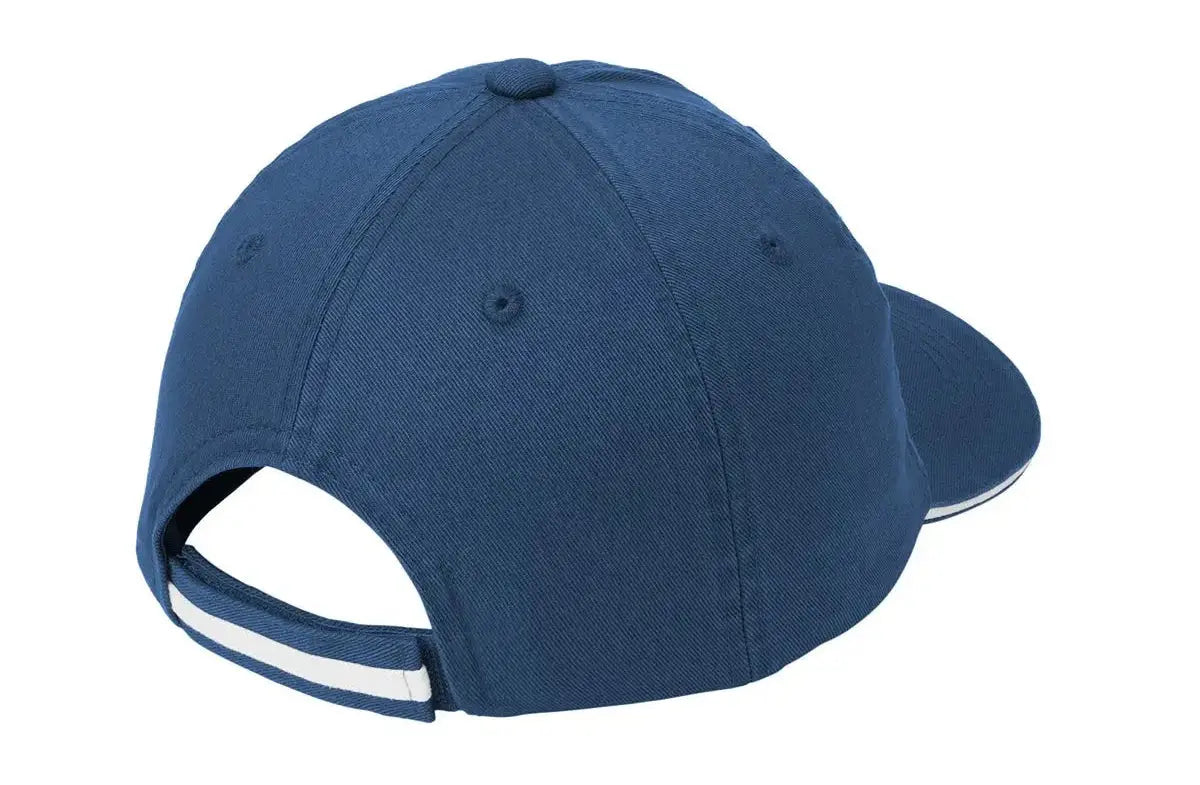 Port Authority® Sandwich Bill Cap with Striped Closure #C830 Game Over Merch