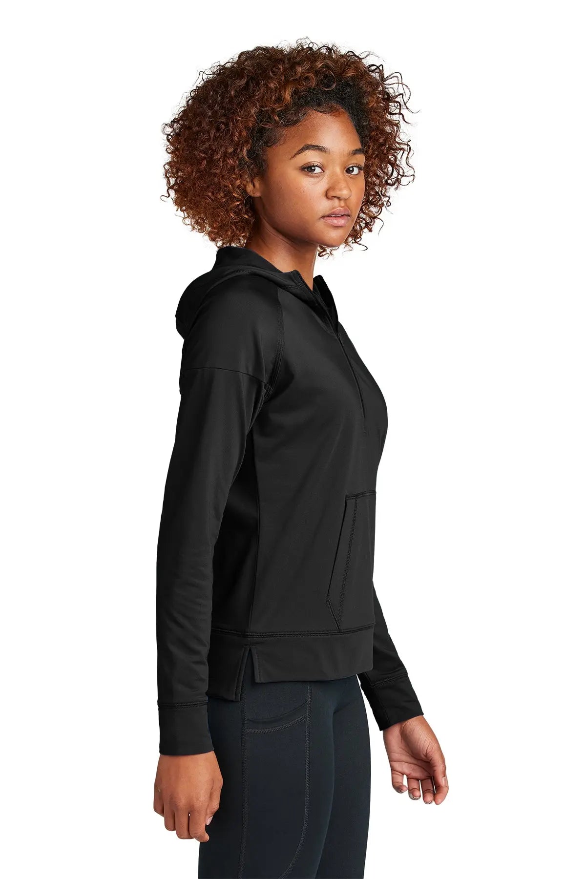 Sport-Tek® Women's Sport-Wick® Stretch 1/2-Zip Hoodie #LST856 Game Over Merch