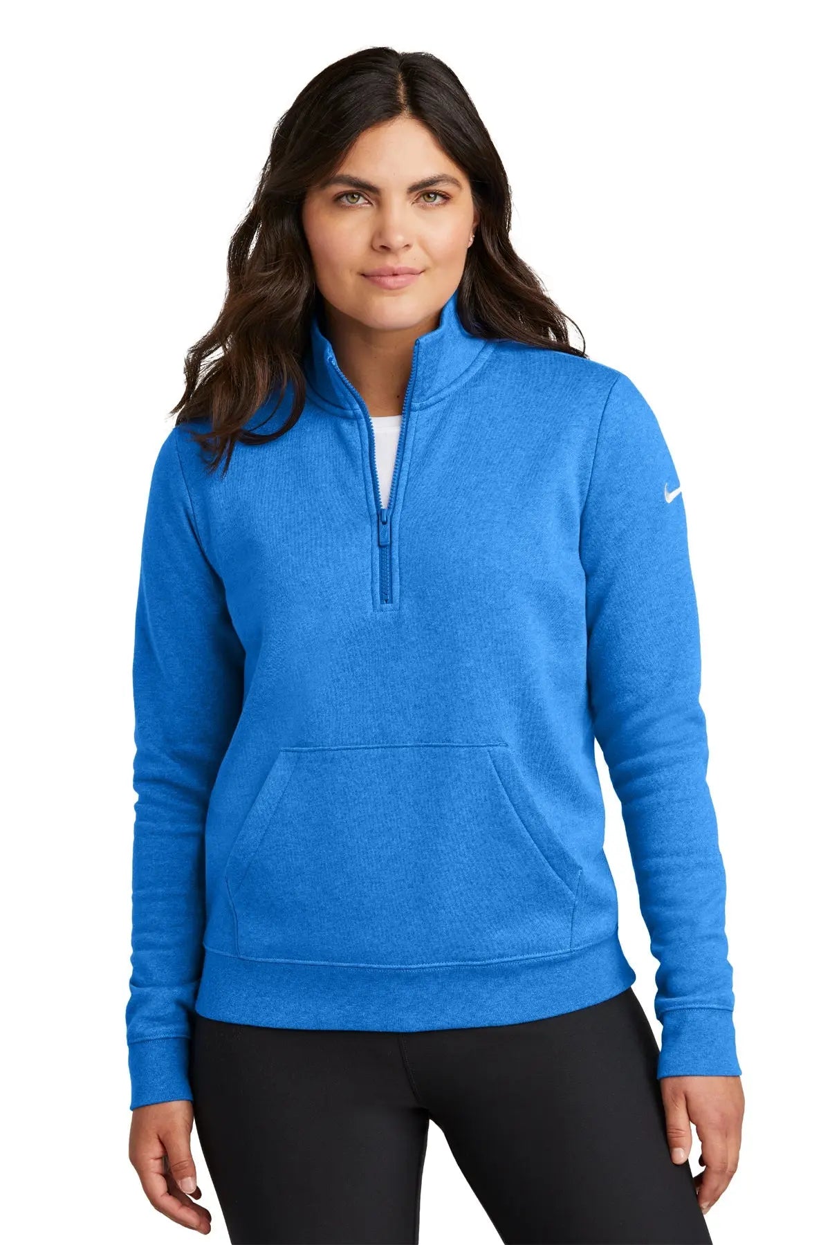 Nike Women's Club Fleece Sleeve Swoosh 1/2-Zip #NKDX6720 Game Over Merch