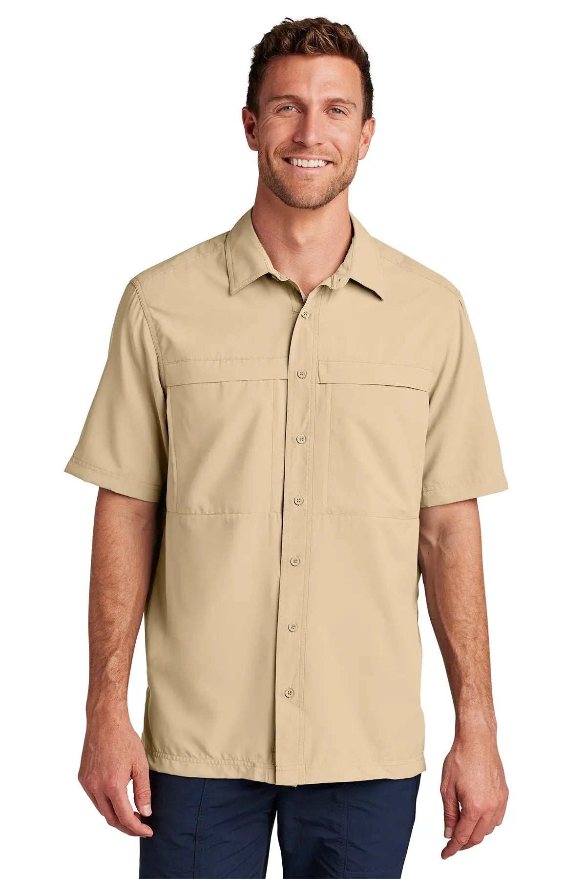 Port Authority® Short Sleeve UV Daybreak Shirt #W961Game Over Merch