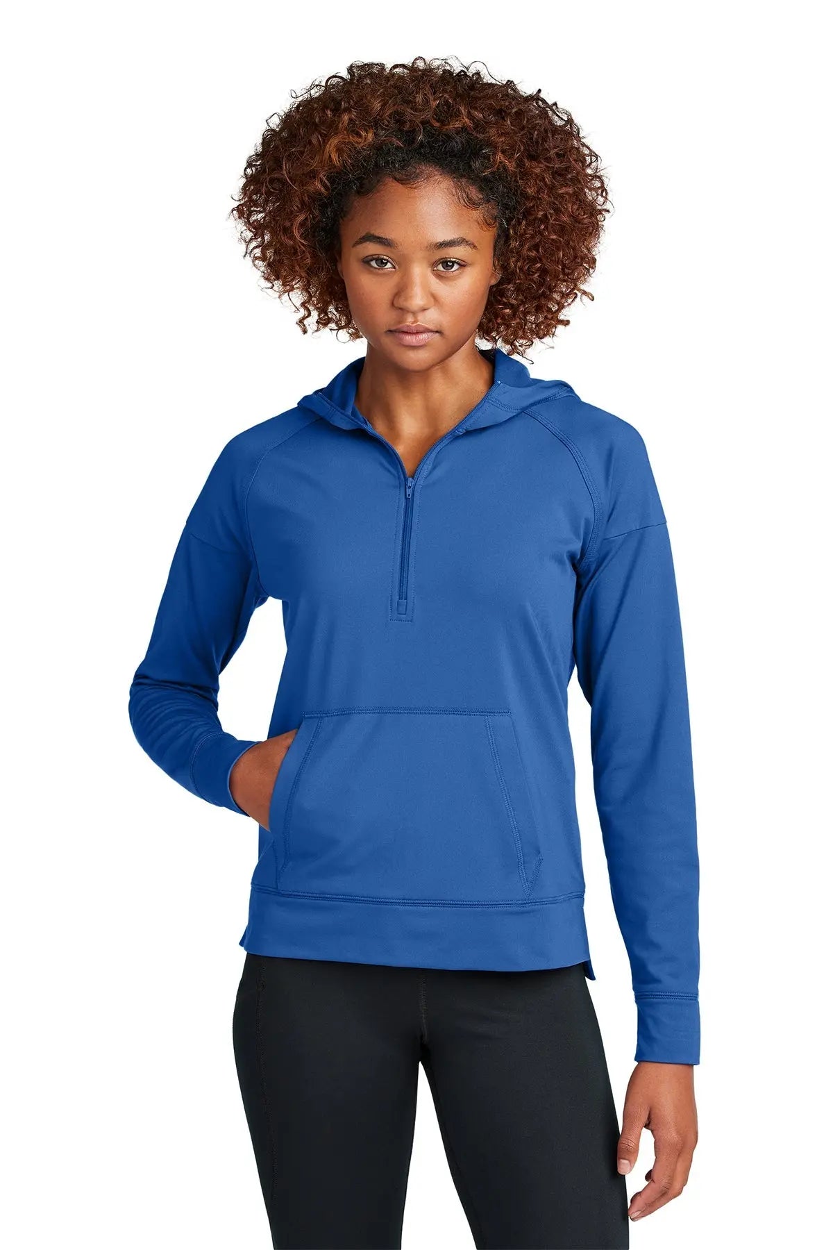 Sport-Tek® Women's Sport-Wick® Stretch 1/2-Zip Hoodie #LST856 Game Over Merch