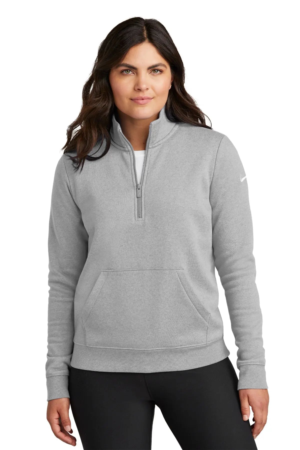 Nike Women's Club Fleece Sleeve Swoosh 1/2-Zip #NKDX6720 Game Over Merch