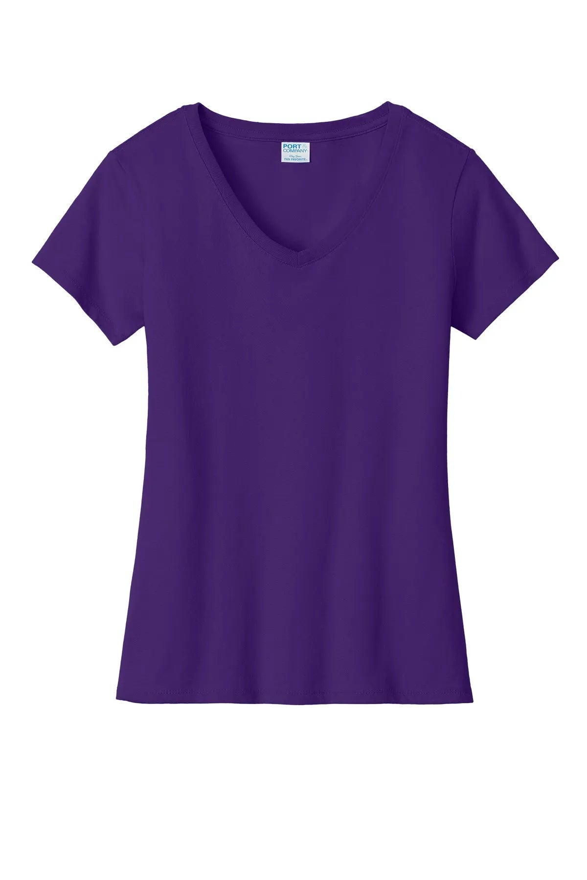 Port & Co™ Women's Fan Favorite™ V-Neck Tee #LPC450V