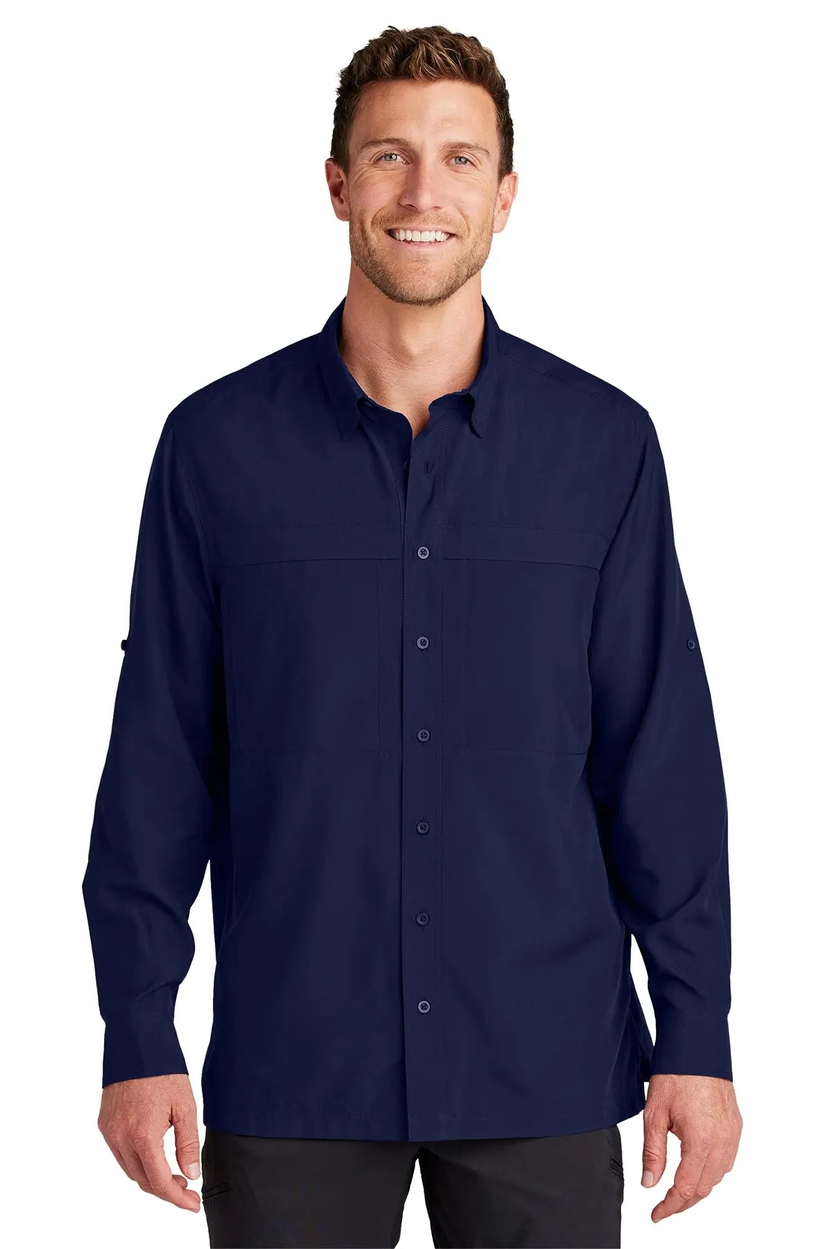 Port Authority® Long Sleeve UV Daybreak Shirt #W960Game Over Merch