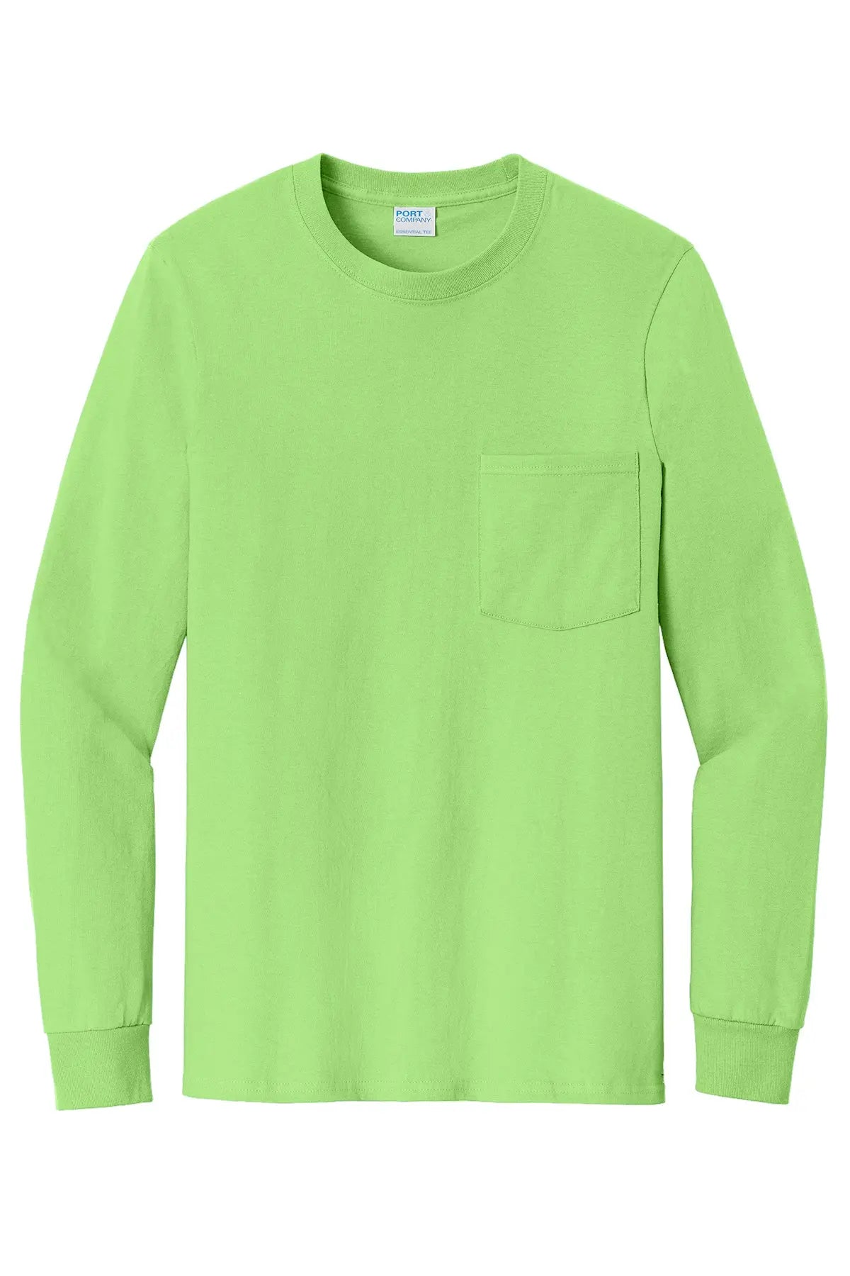 Port & Co™ Long Sleeve Essential Pocket Tee #PC61LSP Game Over Merch