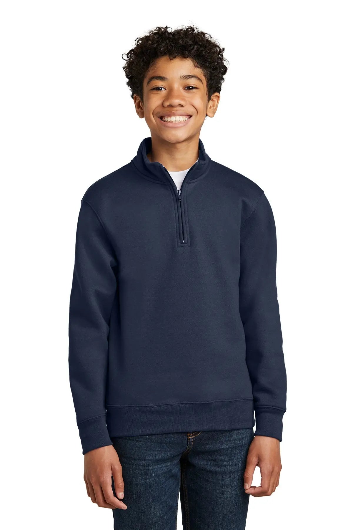 Port & Co™ Youth Core Fleece 1/4-Zip Pullover Sweatshirt #PC78YQ Game Over Merch