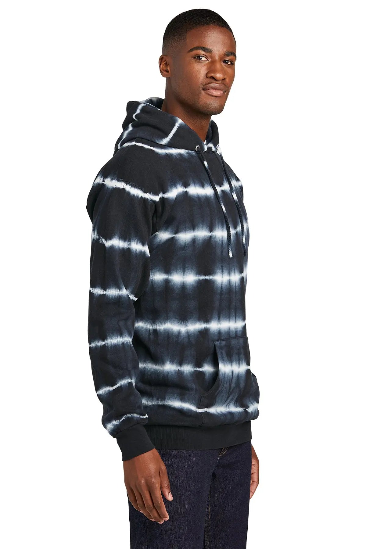 Port & Co™ Allover Stripe Tie-Dye Fleece #PC143