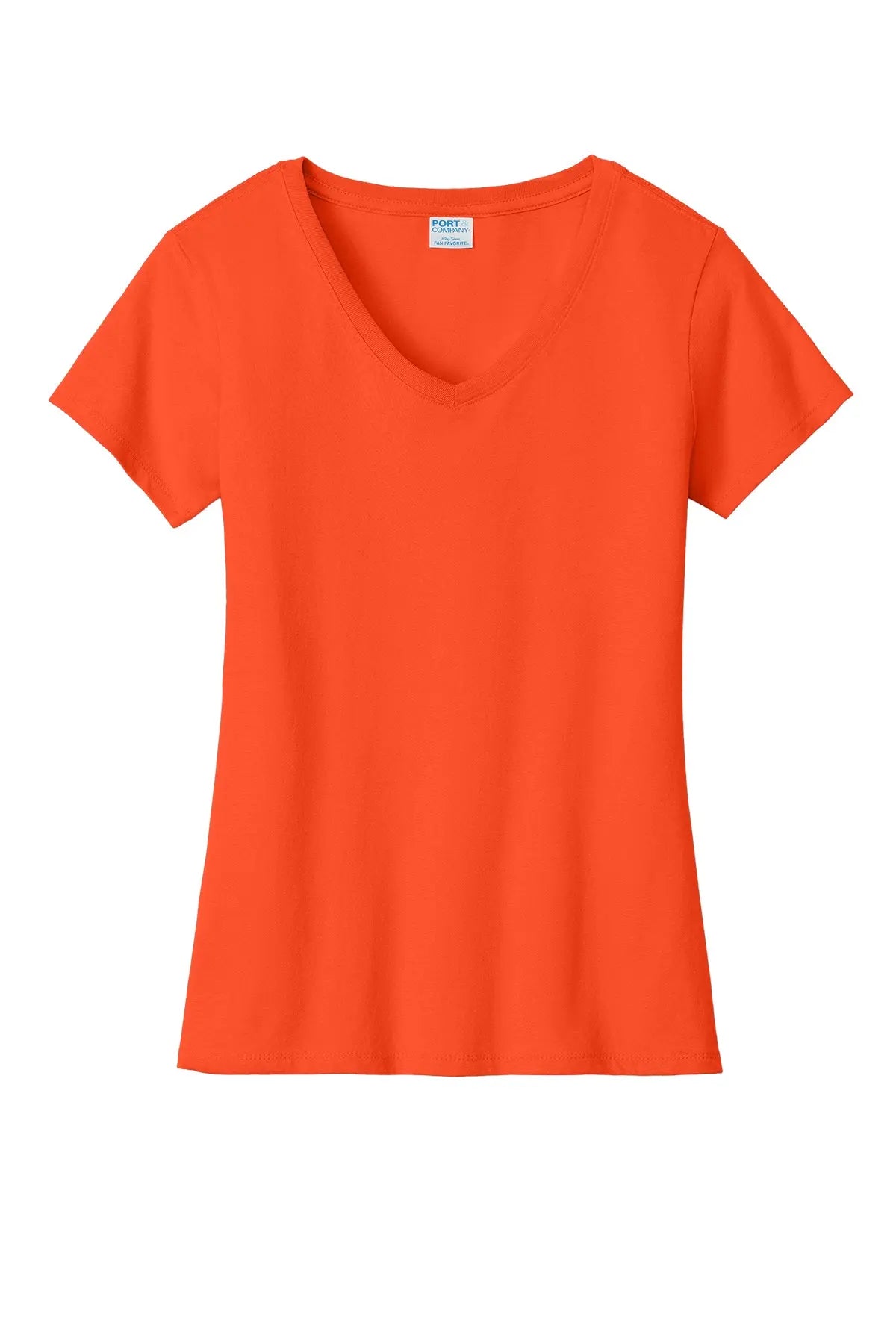 Port & Co™ Women's Fan Favorite™ V-Neck Tee #LPC450V