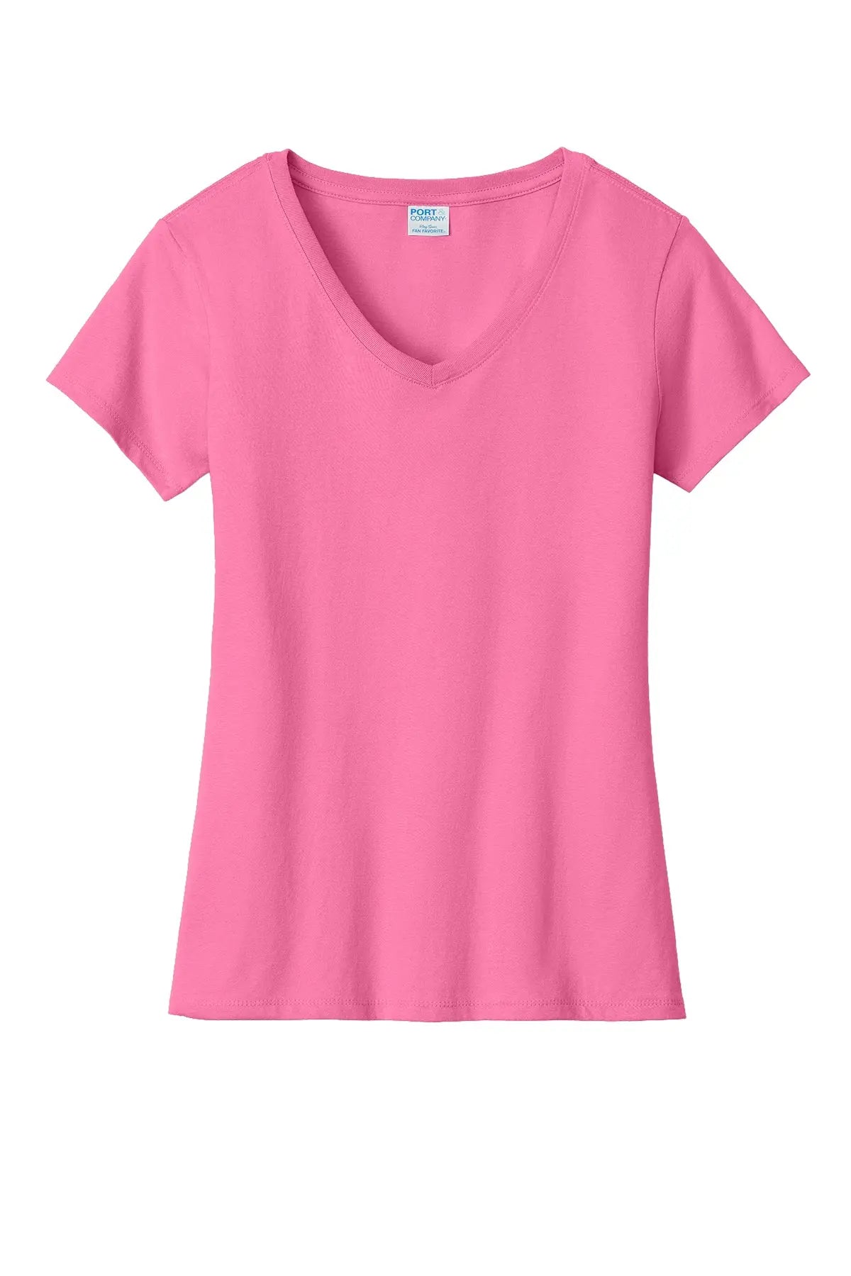 Port & Co™ Women's Fan Favorite™ V-Neck Tee #LPC450V