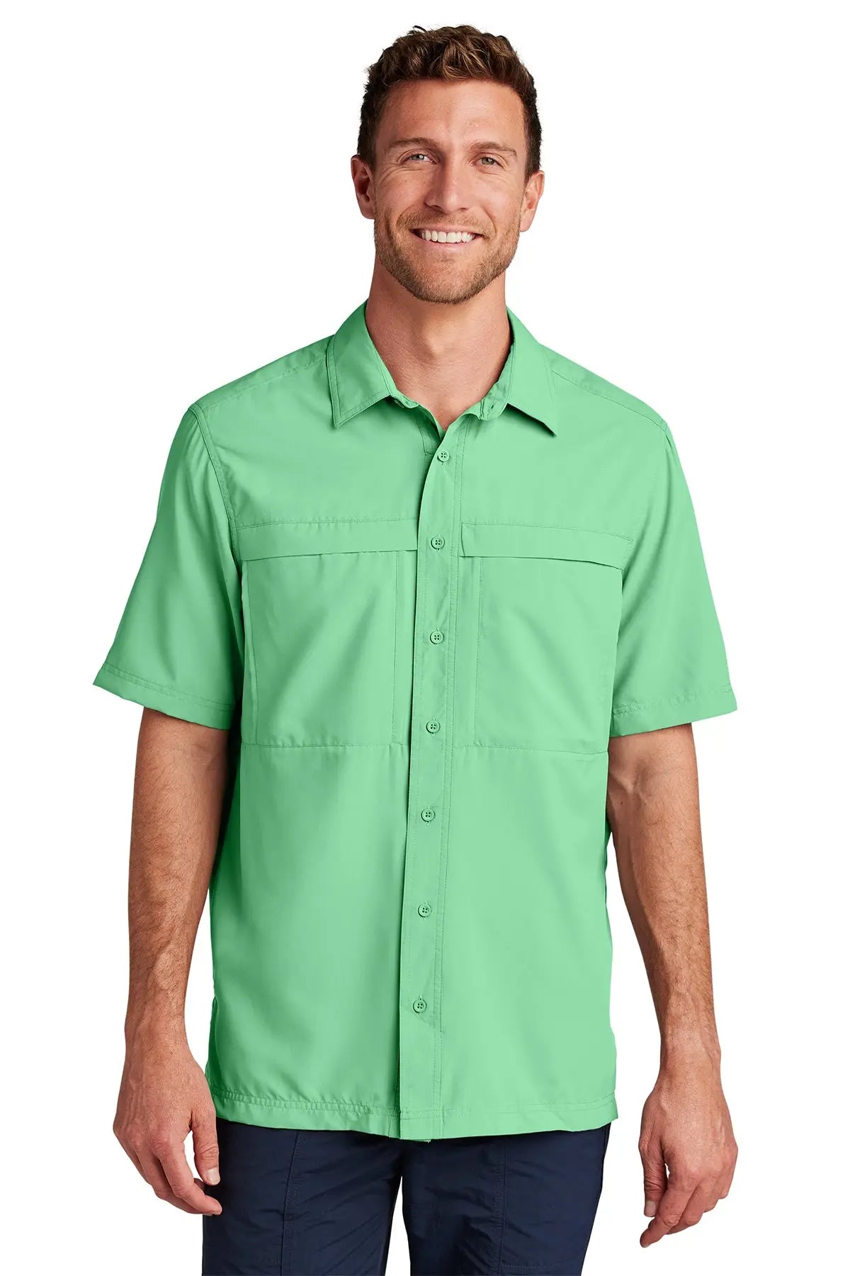 Port Authority® Short Sleeve UV Daybreak Shirt #W961Game Over Merch