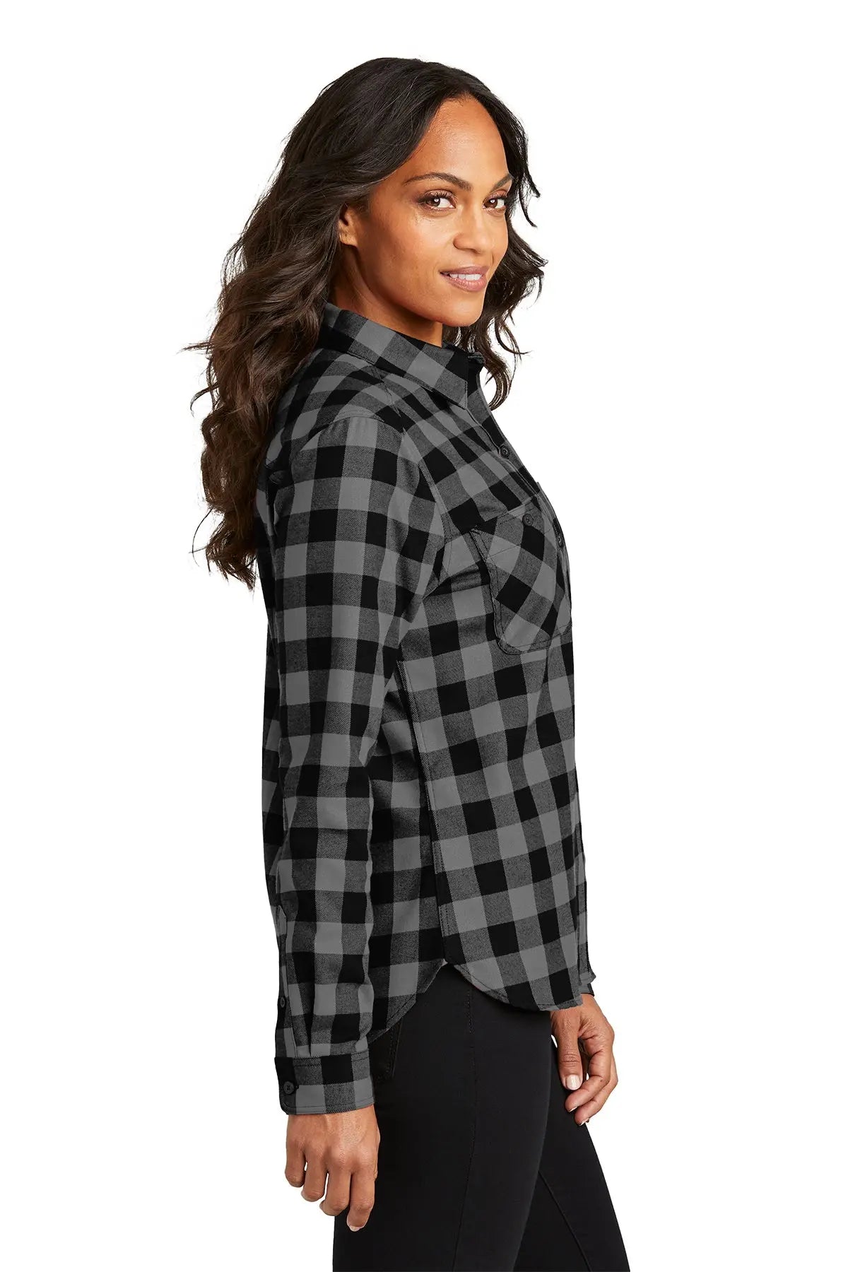 Port Authority® Women's Plaid Flannel Shirt #LW669