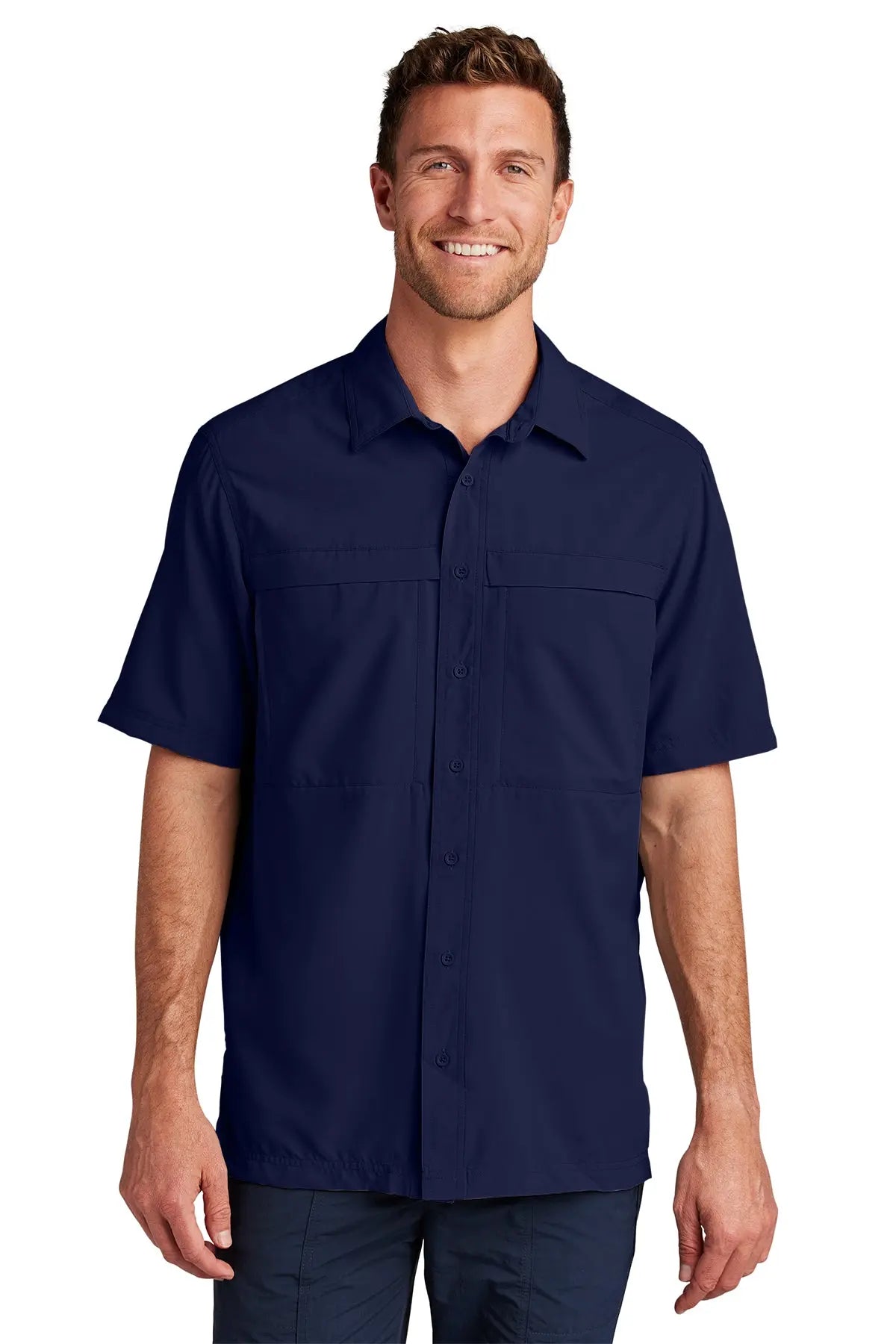 Port Authority® Short Sleeve UV Daybreak Shirt #W961Game Over Merch