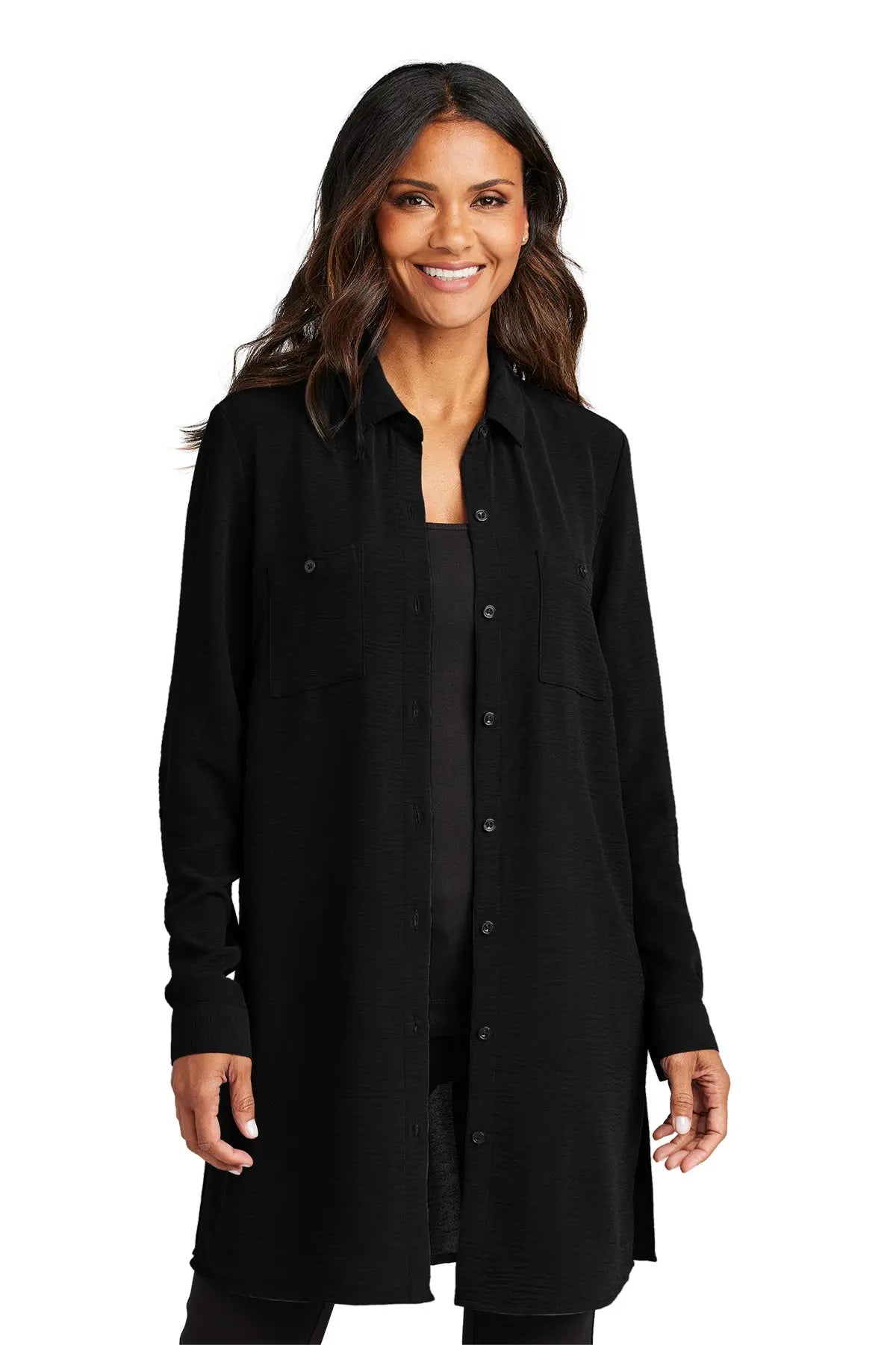 Port Authority® Women's Textured Crepe Long Tunic #LW715