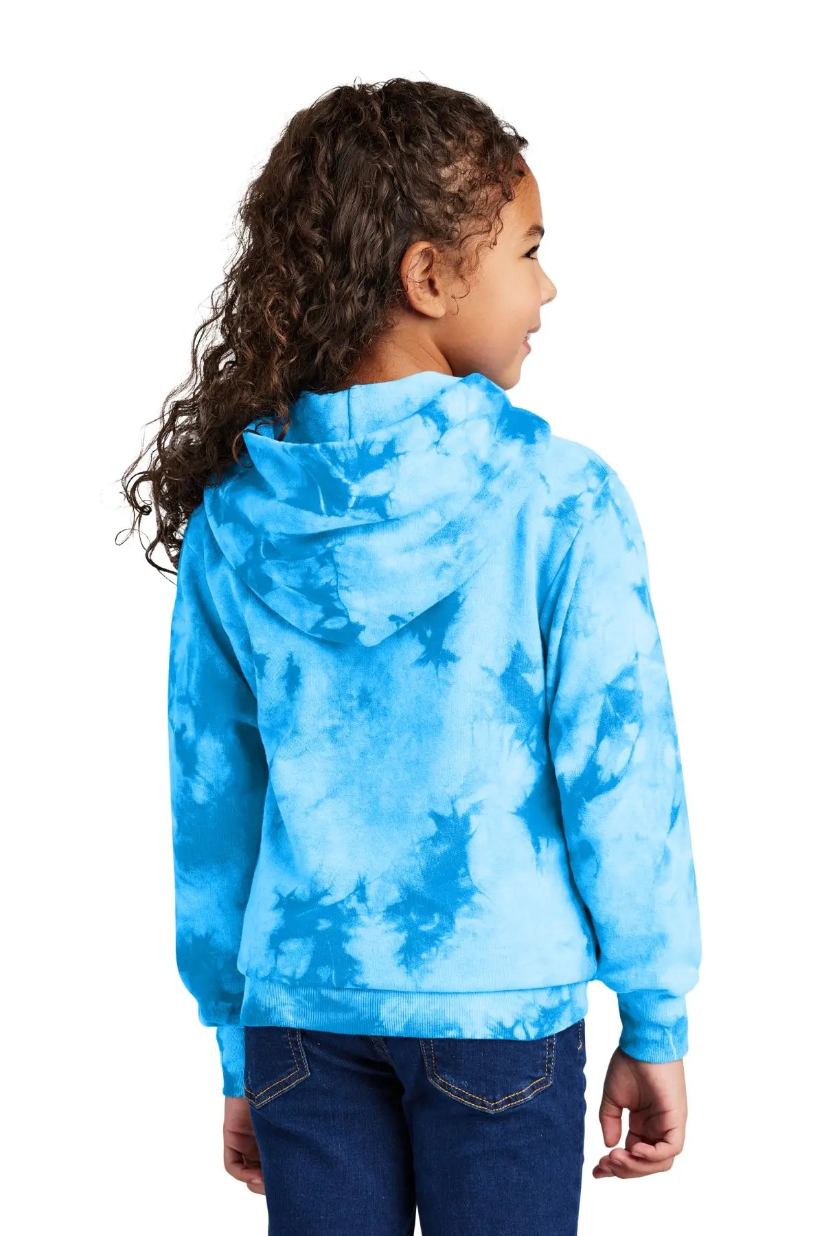 Port & Co™ Youth Crystal Tie-Dye Pullover Hoodie #PC144Y