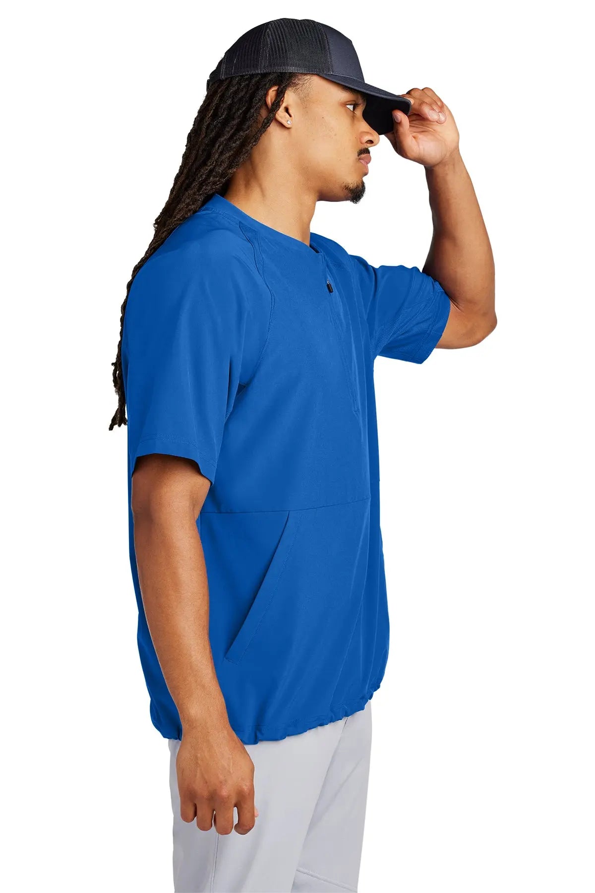 Sport-Tek® Repeat 1/2-Zip Short Sleeve Jacket #JST489 Game Over Merch