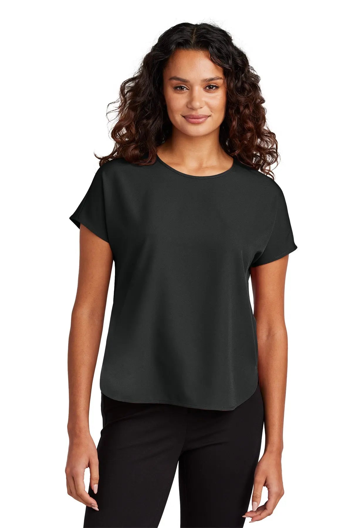 Mercer+Mettle® Women's Stretch Crepe Crew #MM2015