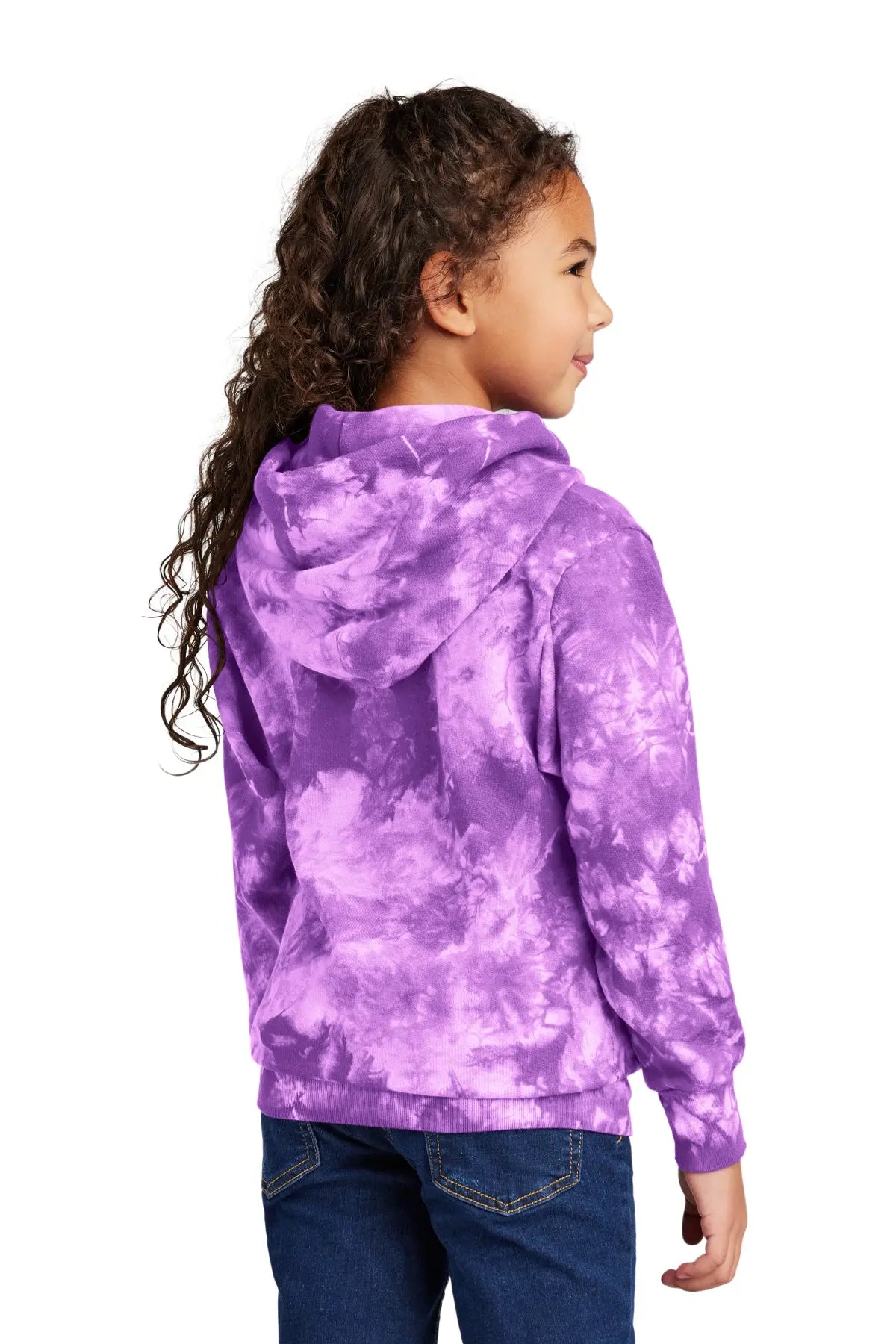 Port & Co™ Youth Crystal Tie-Dye Pullover Hoodie #PC144Y